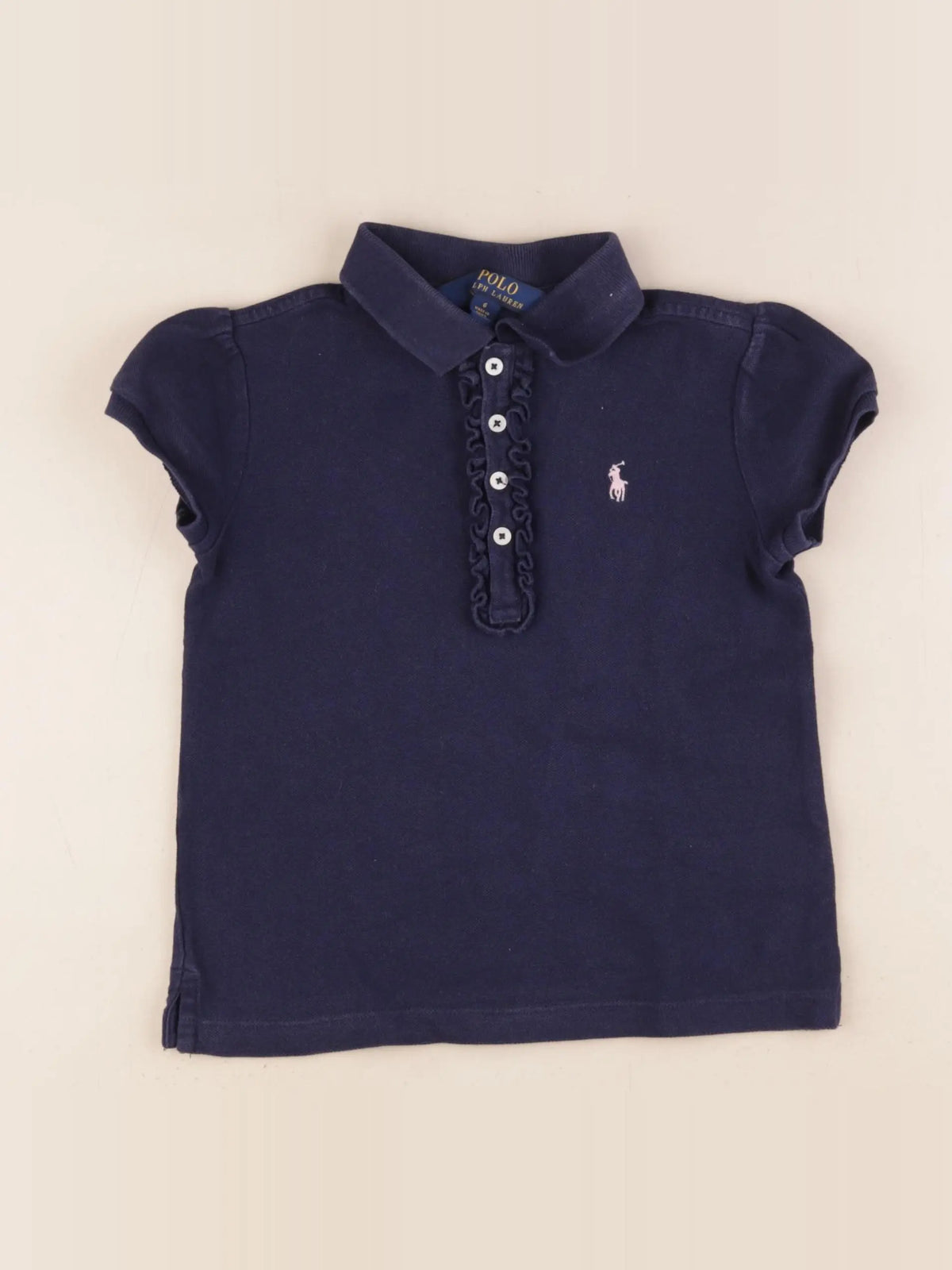 Ralph Lauren - polo bleu - 6 ans