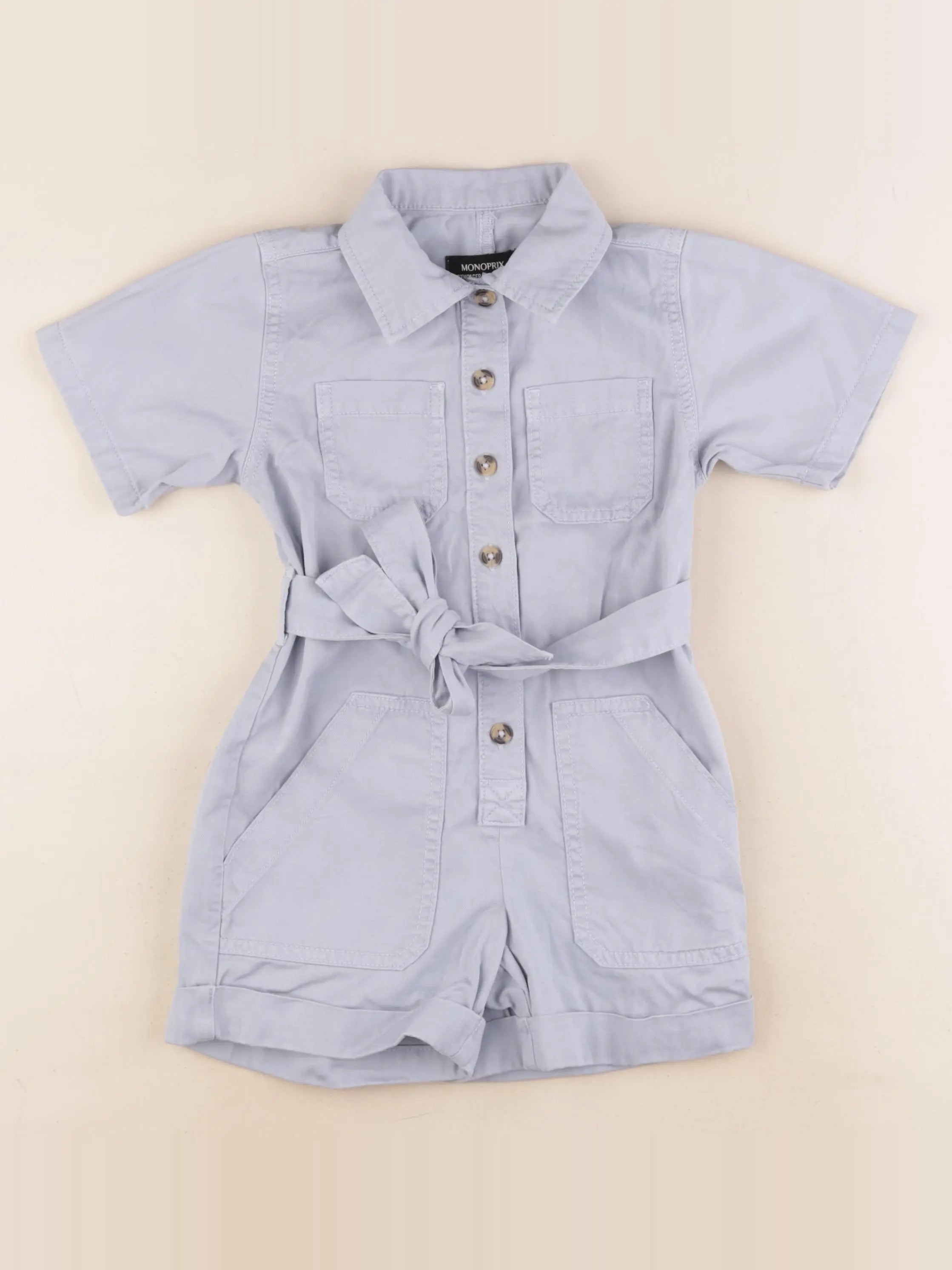 Monoprix - combinaison bleu - 4 ans