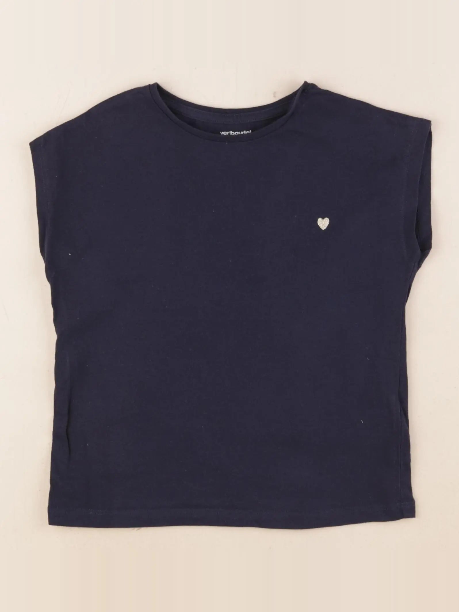 Vertbaudet - tee-shirt bleu - 4 ans