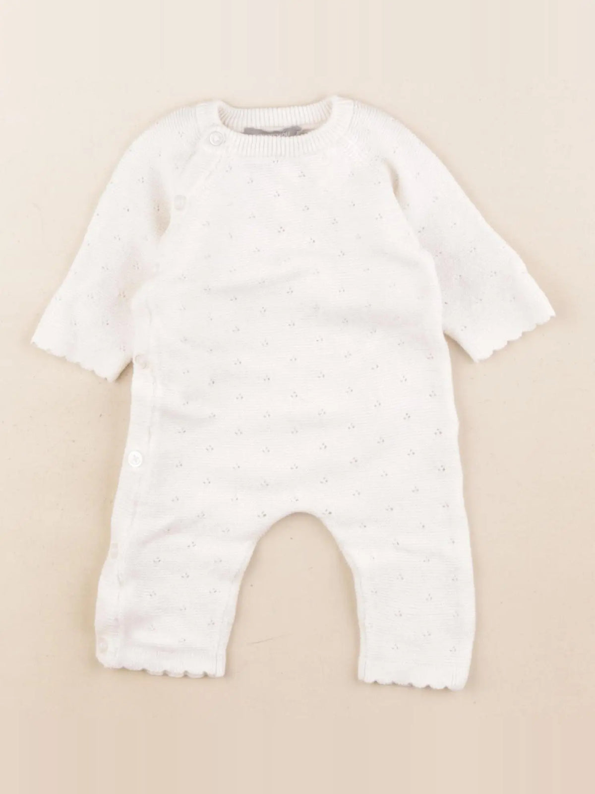 Boutchou - combinaison blanc - 1 mois