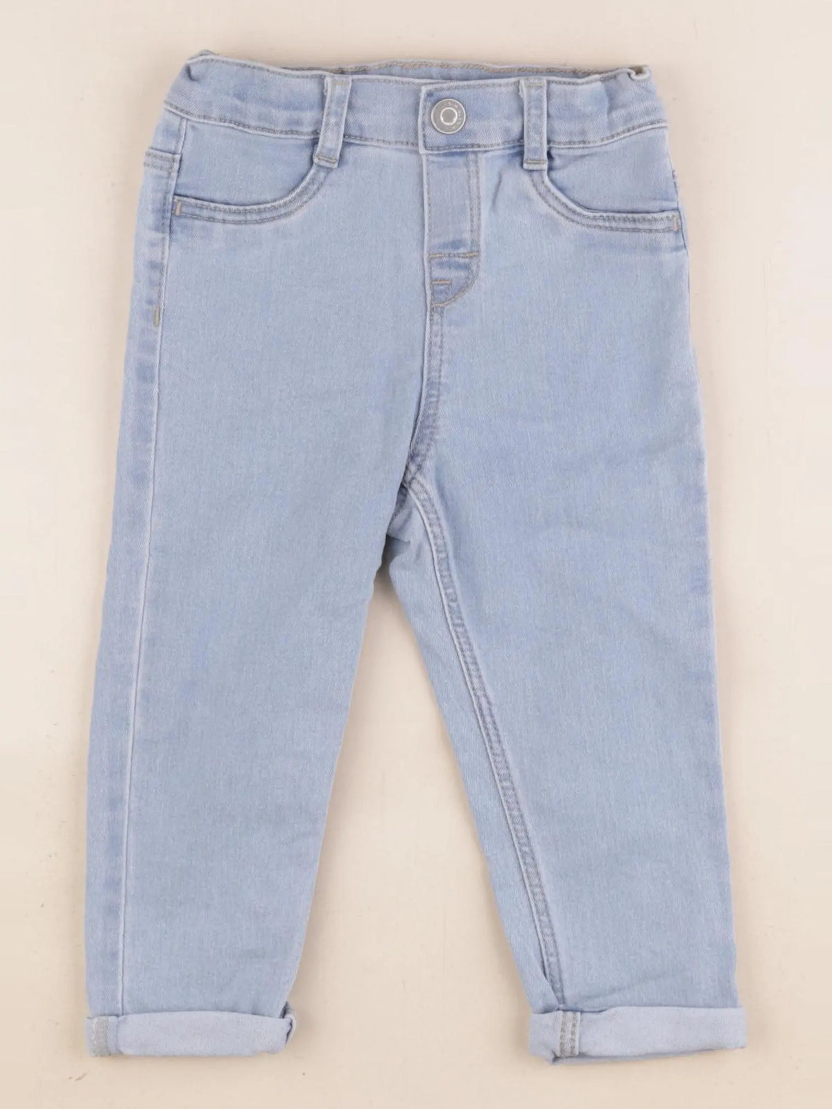 H&M - jean bleu - 12/18 mois