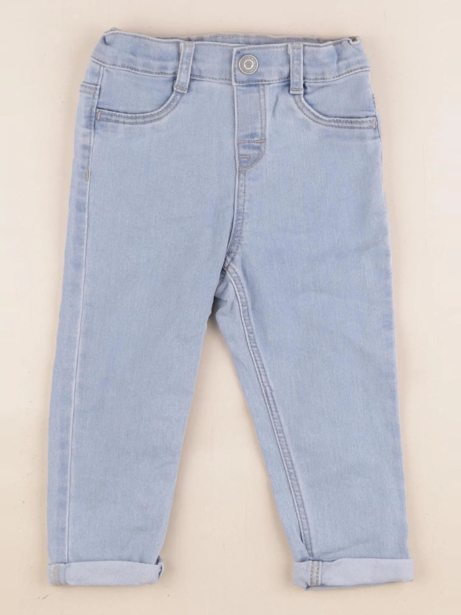 H&M - jean bleu - 12/18 mois