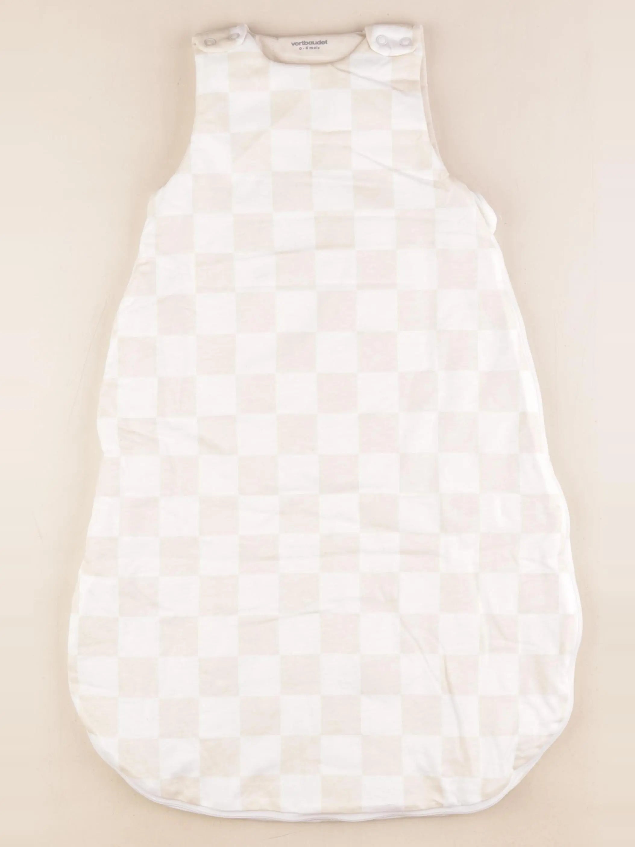 Vertbaudet - gigoteuse TOG 2 beige, blanc - 0/6 mois