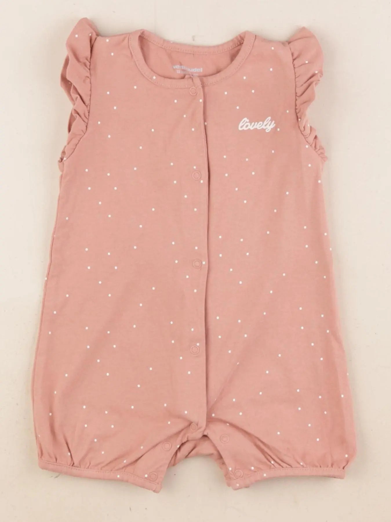 Vertbaudet - pyjama coton rose - 12 mois