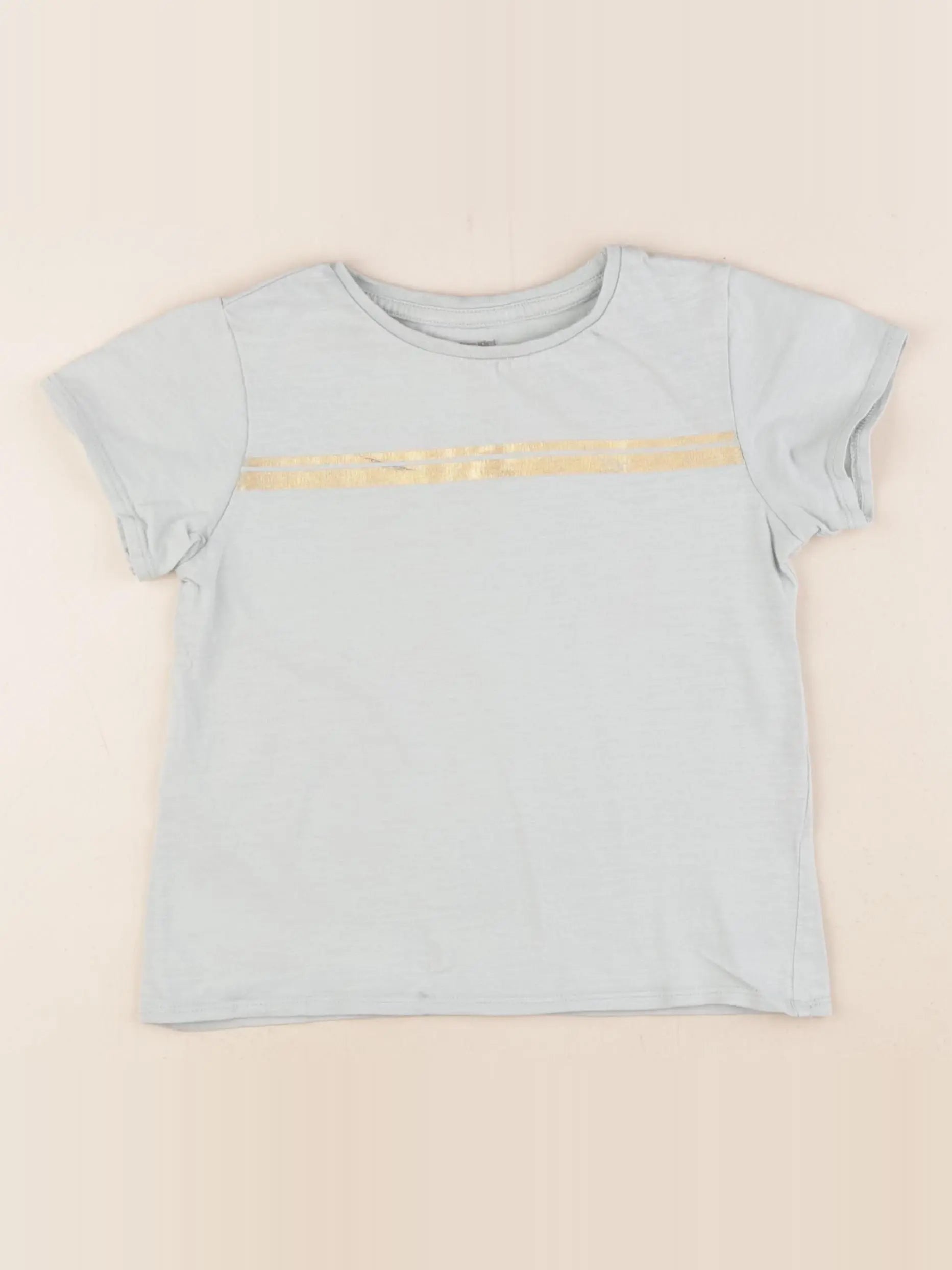Vertbaudet - tee-shirt bleu - 6 ans