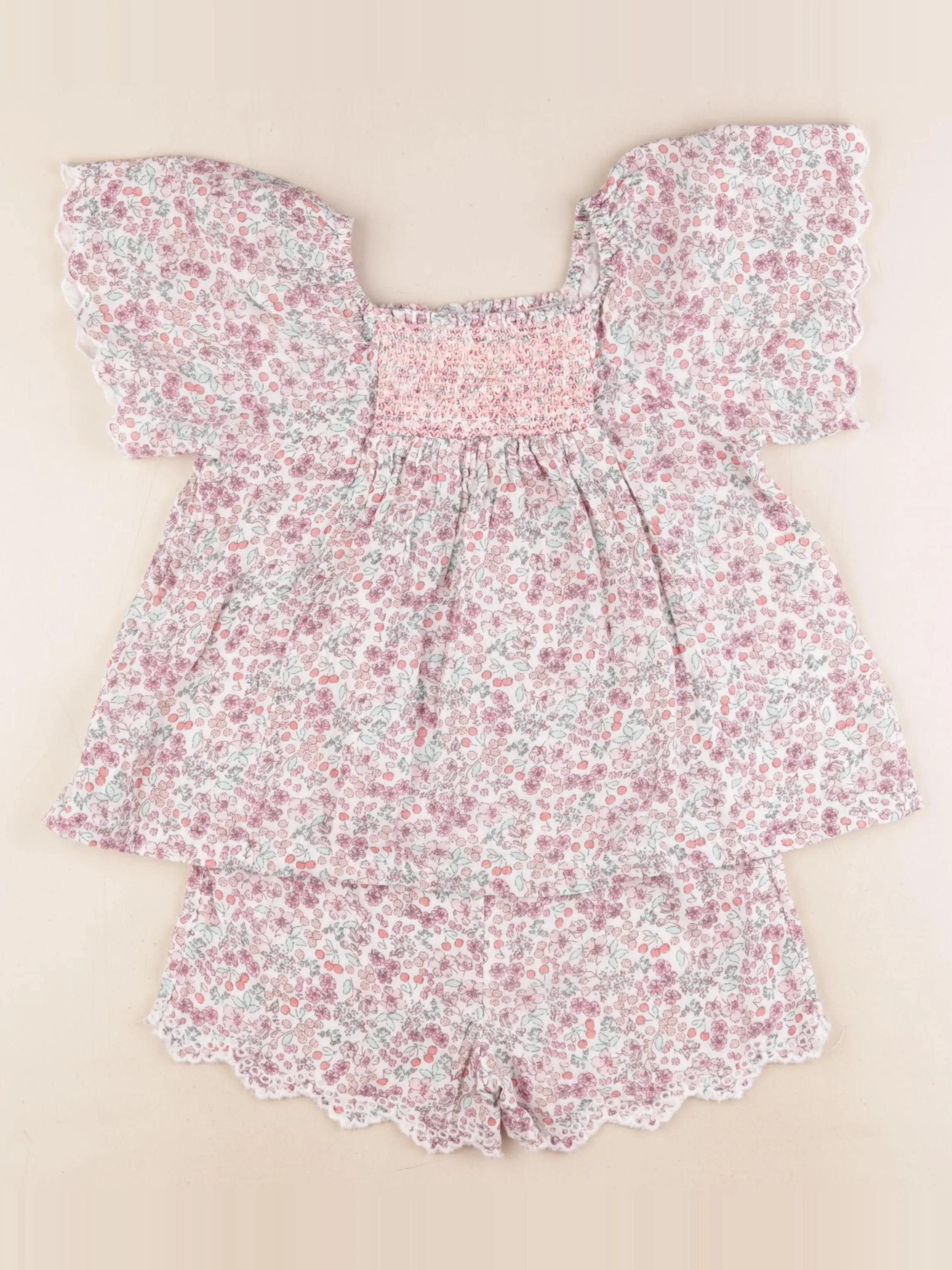Vertbaudet - pyjama coton multicolore - 6 ans