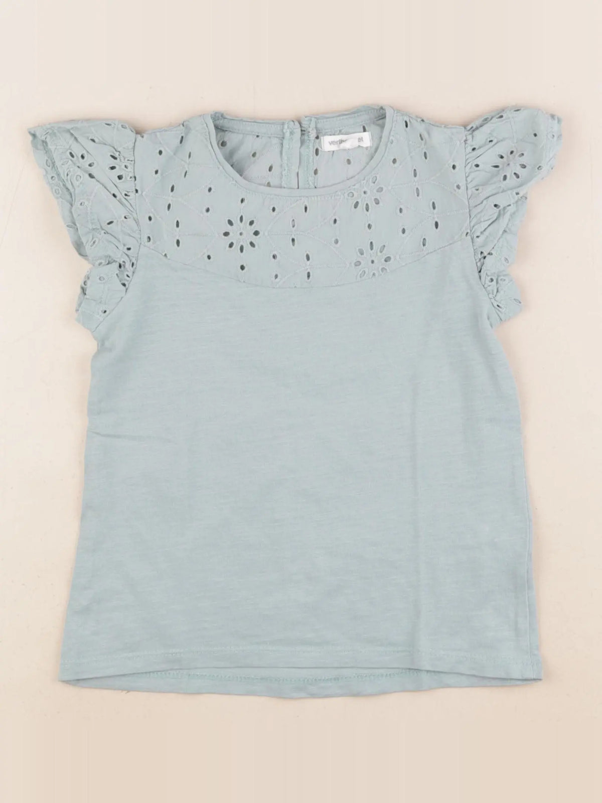 Vertbaudet - tee-shirt bleu - 5 ans