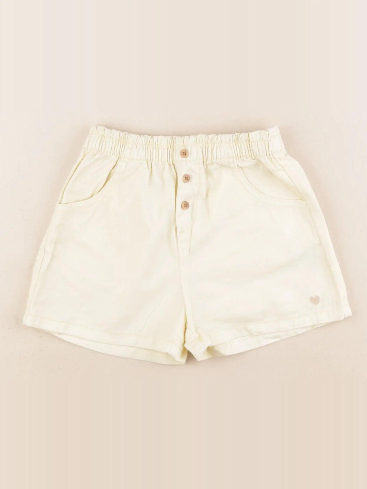 Vertbaudet - short jaune - 5 ans