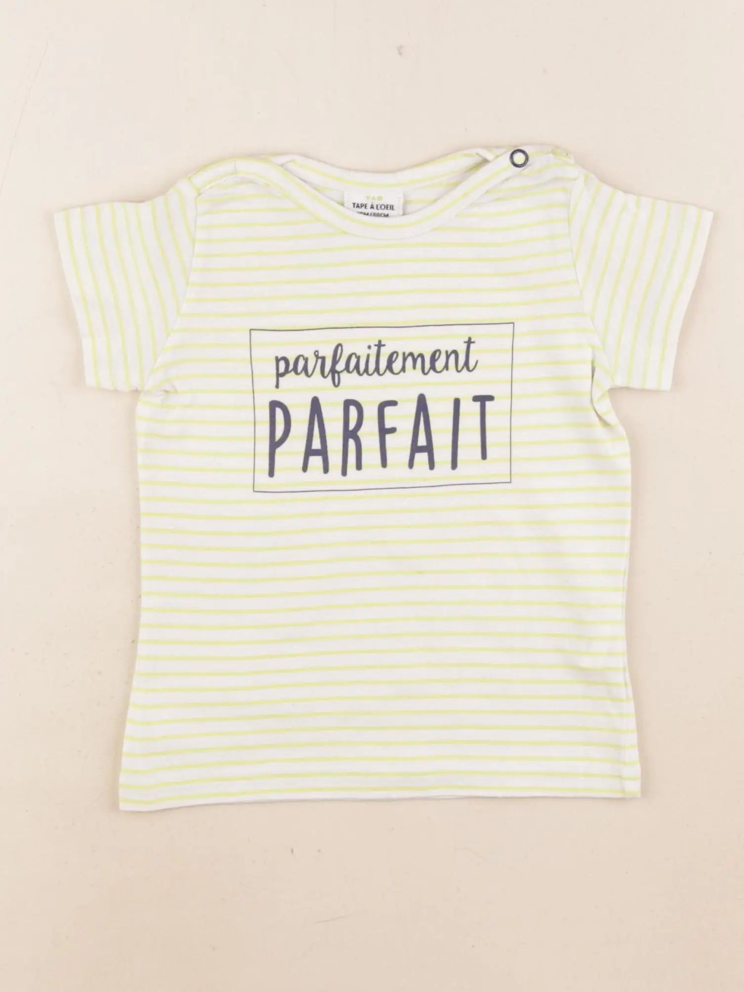 Tape à l'oeil - tee-shirt jaune - 18 mois