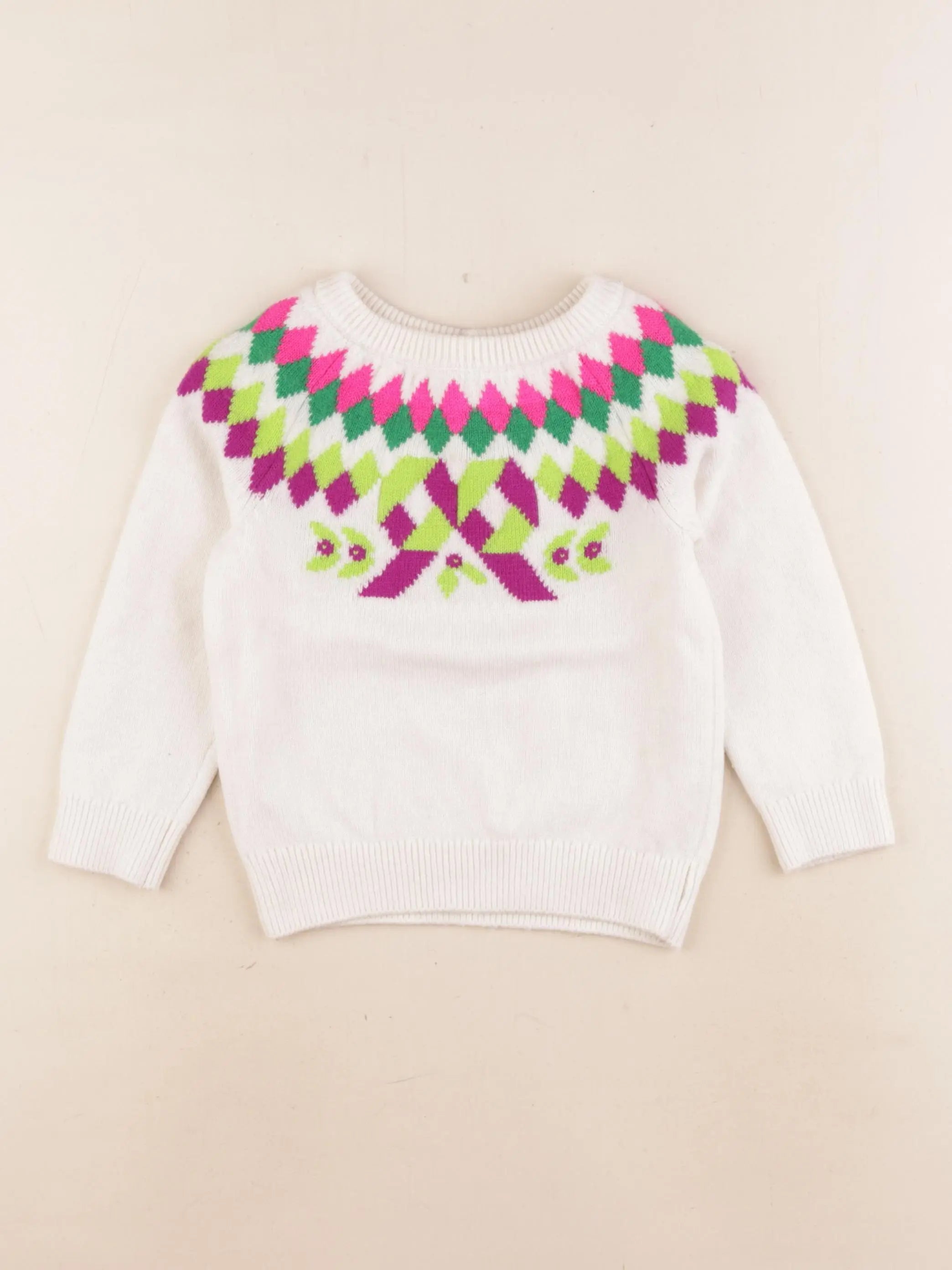 Jacadi - pull multicolore - 3 ans
