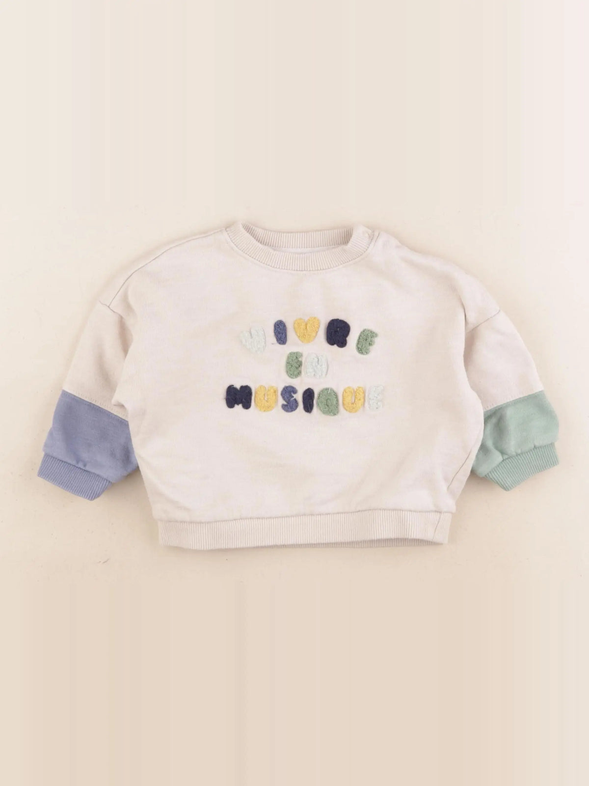 Boutchou - sweat beige - 12 mois