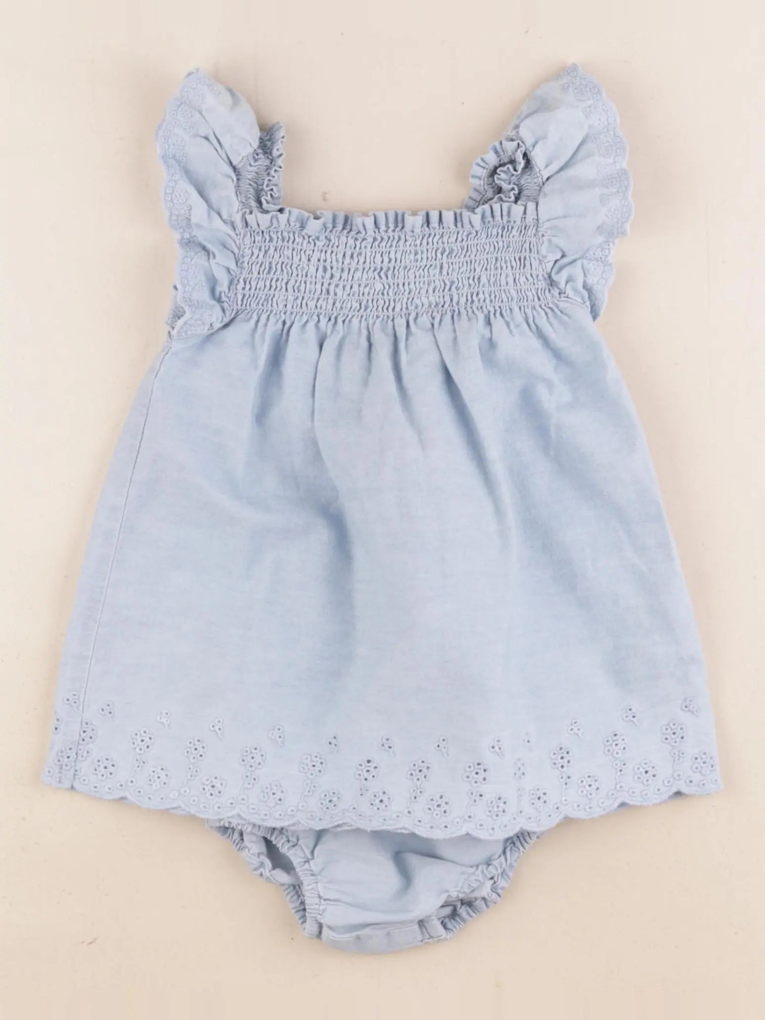 Zara - robe bleu - 9/12 mois