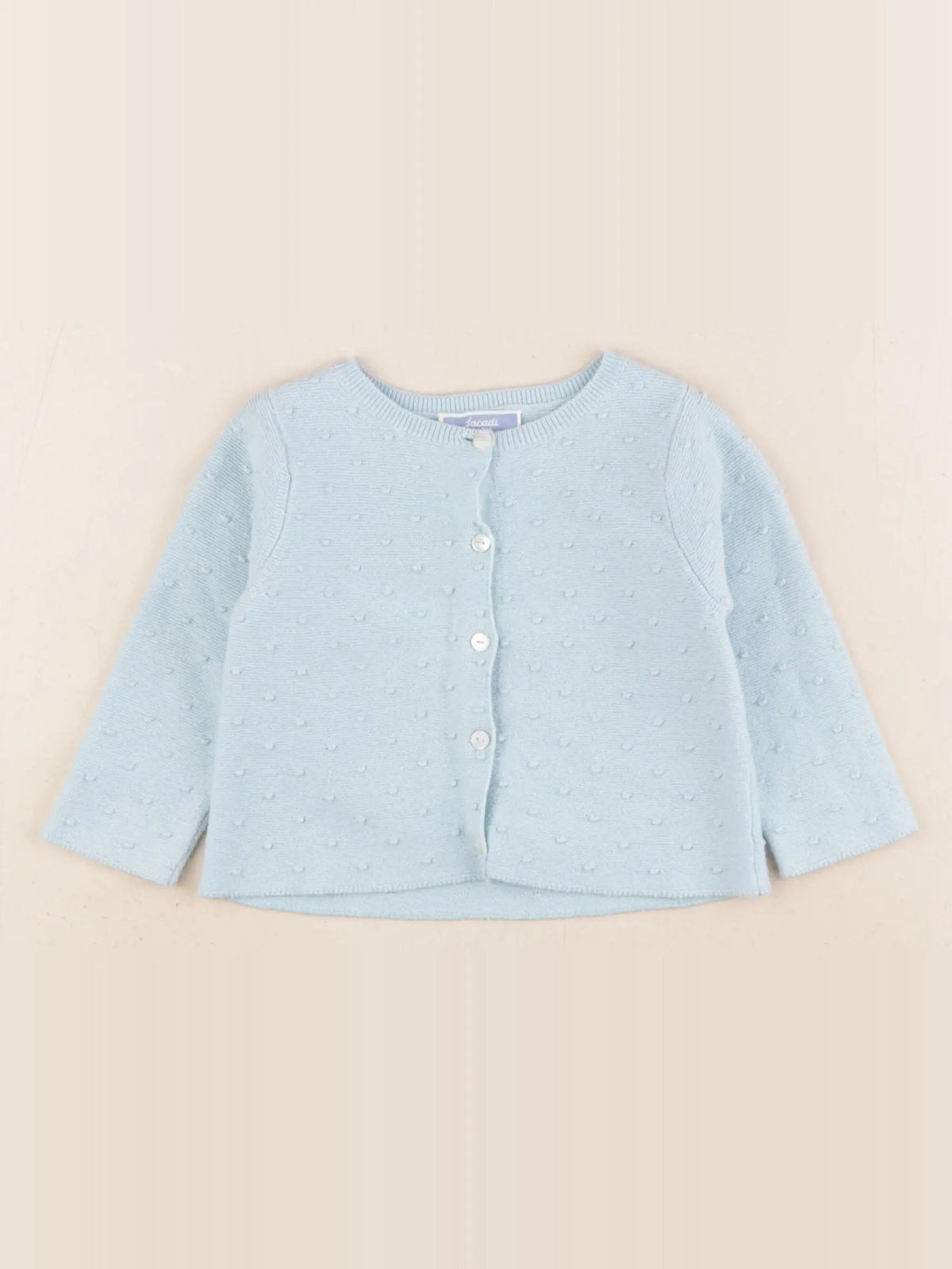 Jacadi - gilet bleu - 12 mois