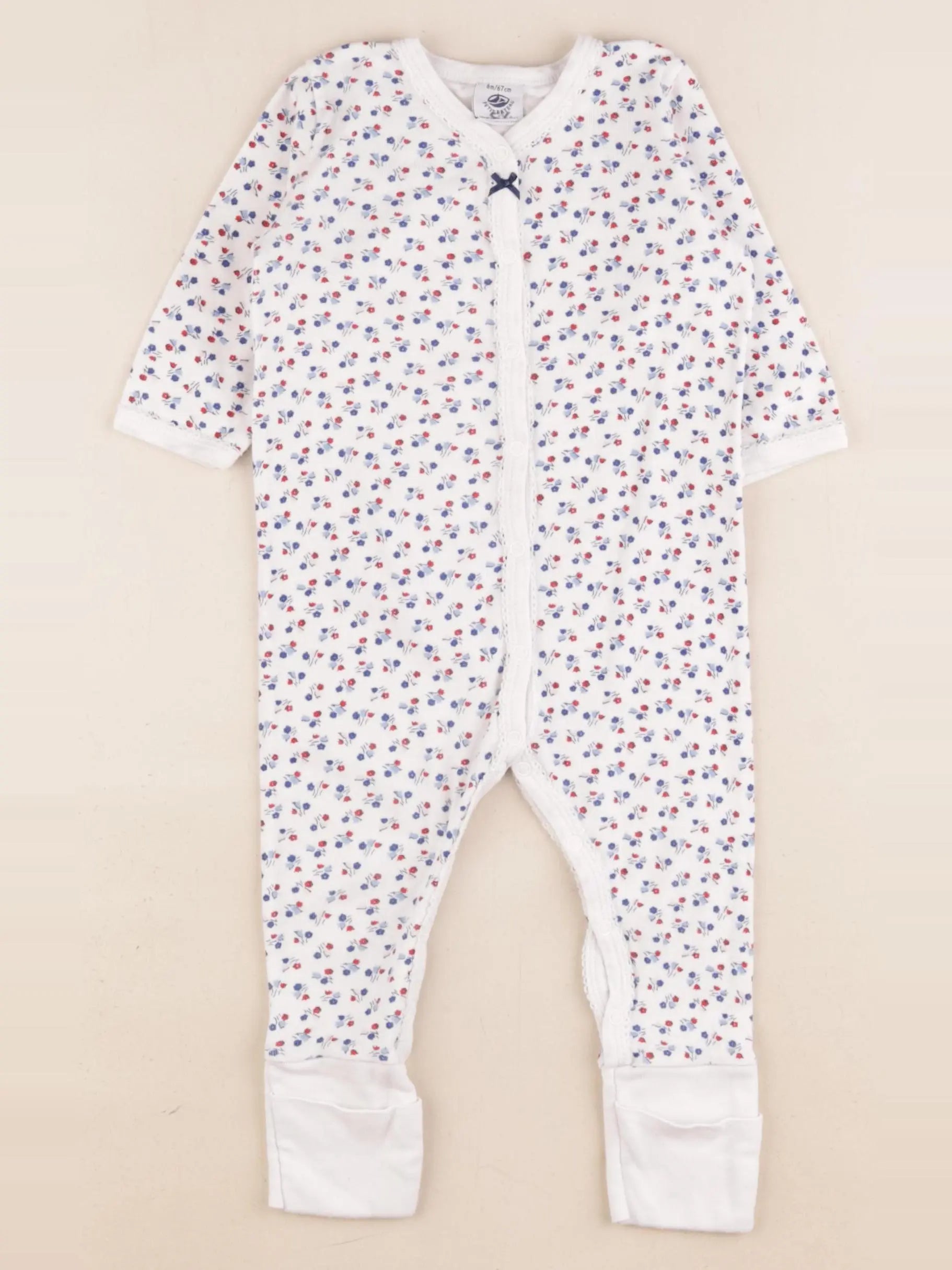 Petit Bateau - pyjama coton multicolore - 6 mois