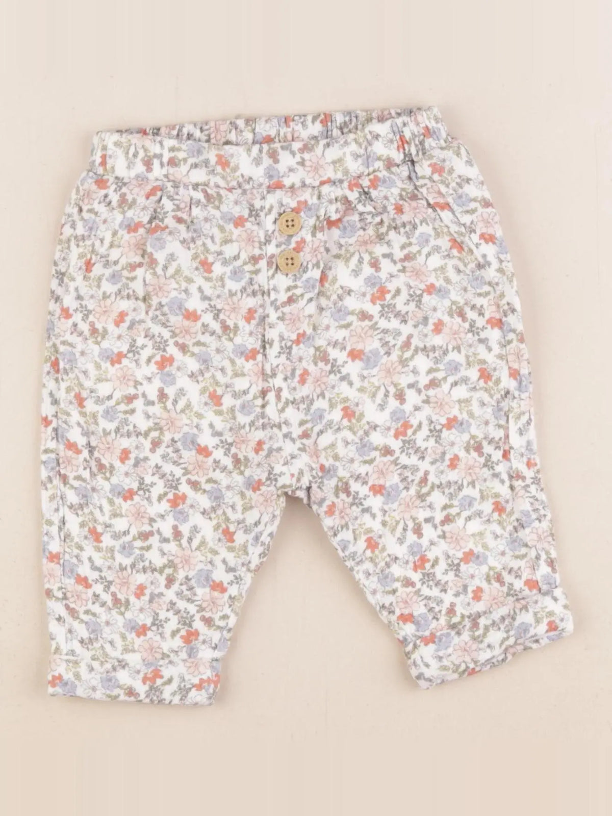 Vertbaudet - pantalon multicolore - 6 mois