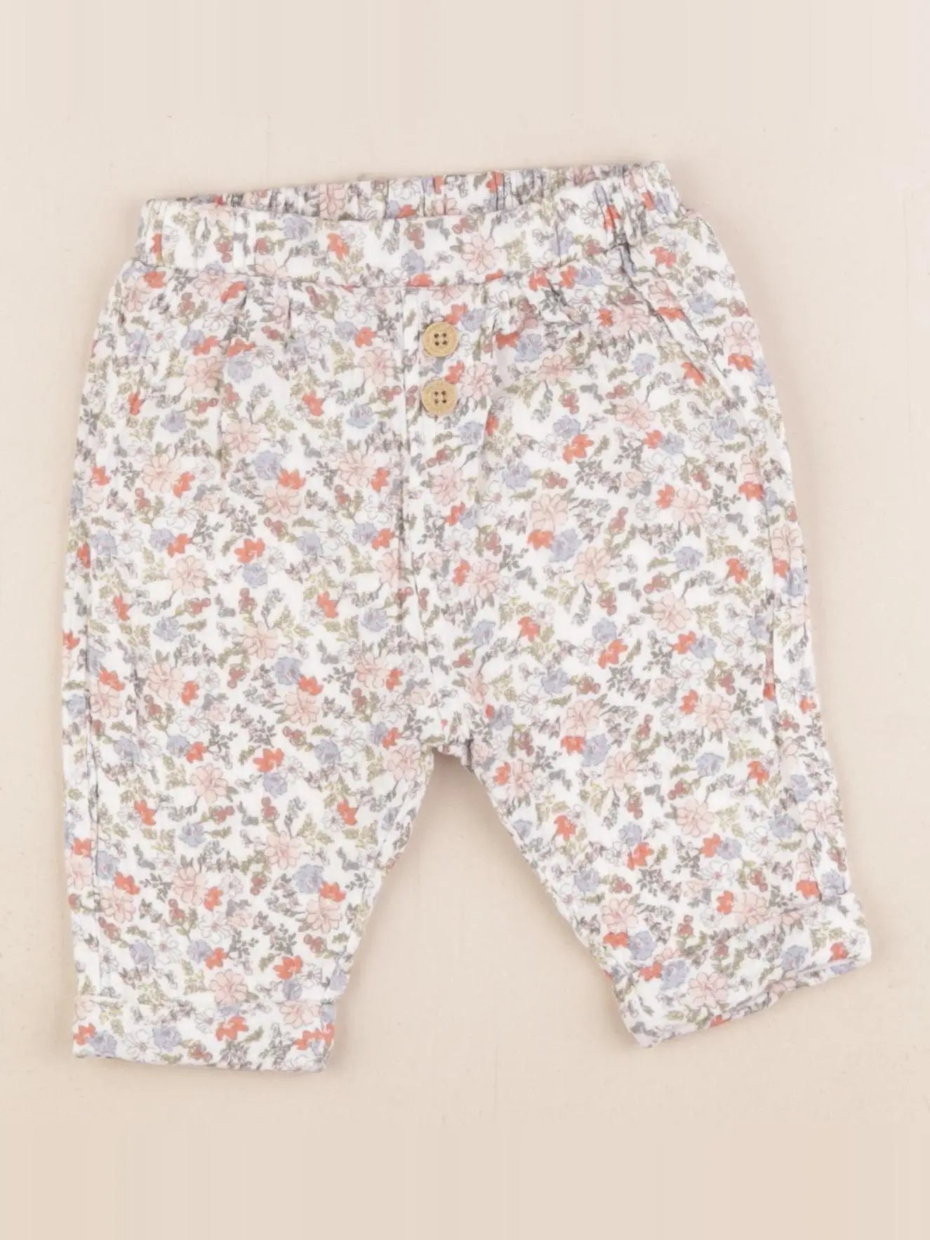 Vertbaudet - pantalon multicolore - 6 mois