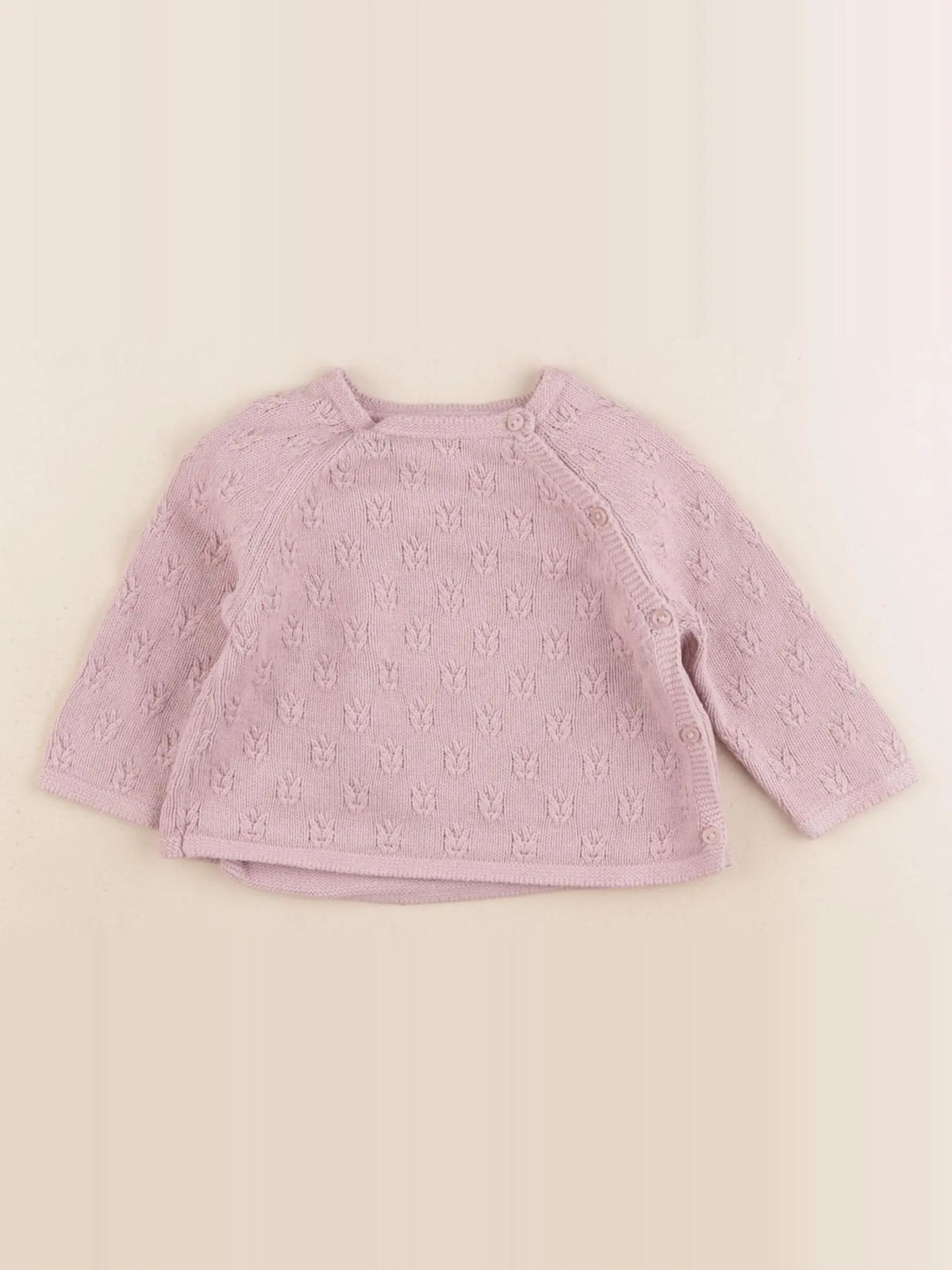 Zara - pull rose - 3/6 mois
