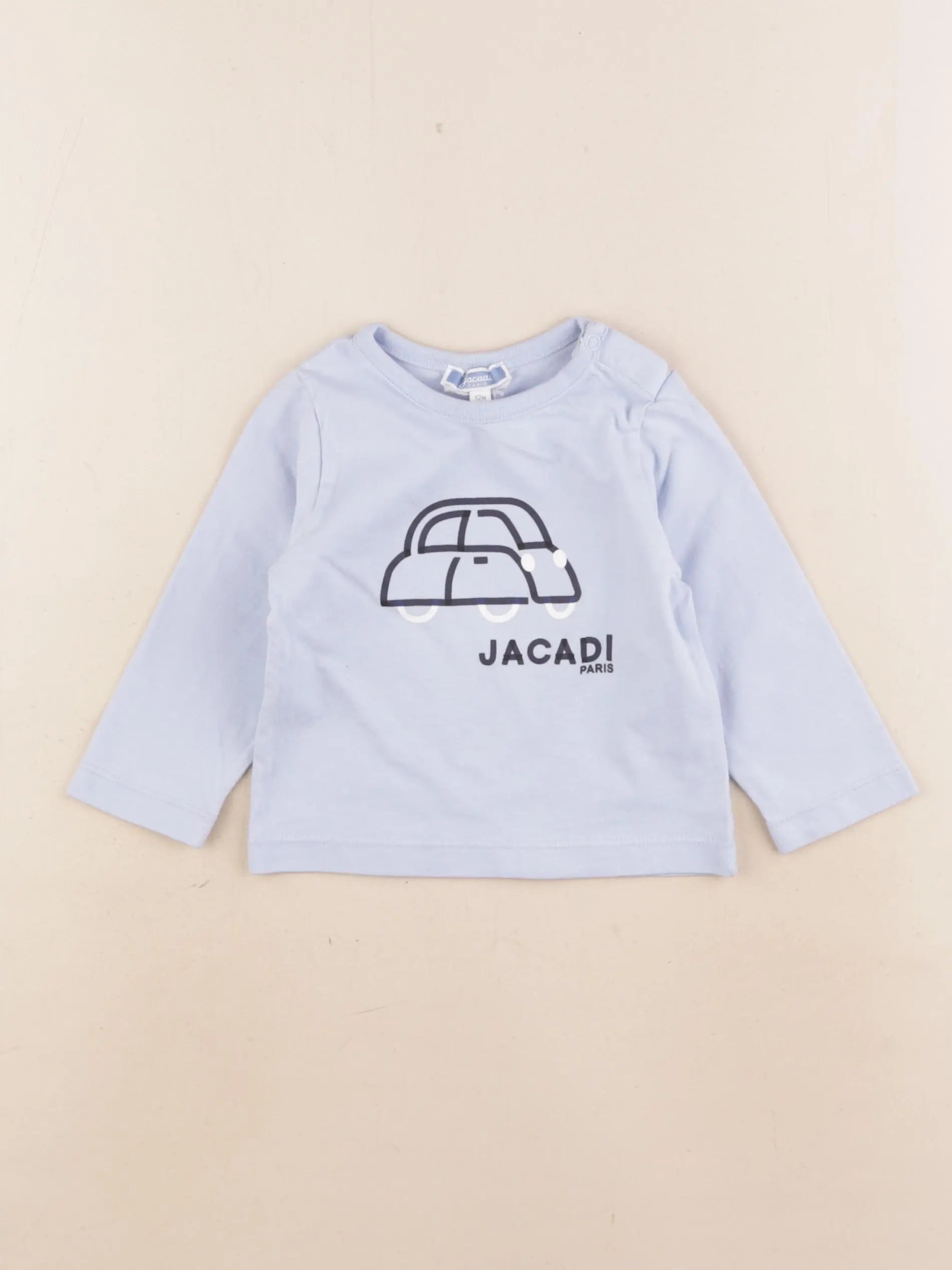 Jacadi - tee-shirt bleu - 12 mois
