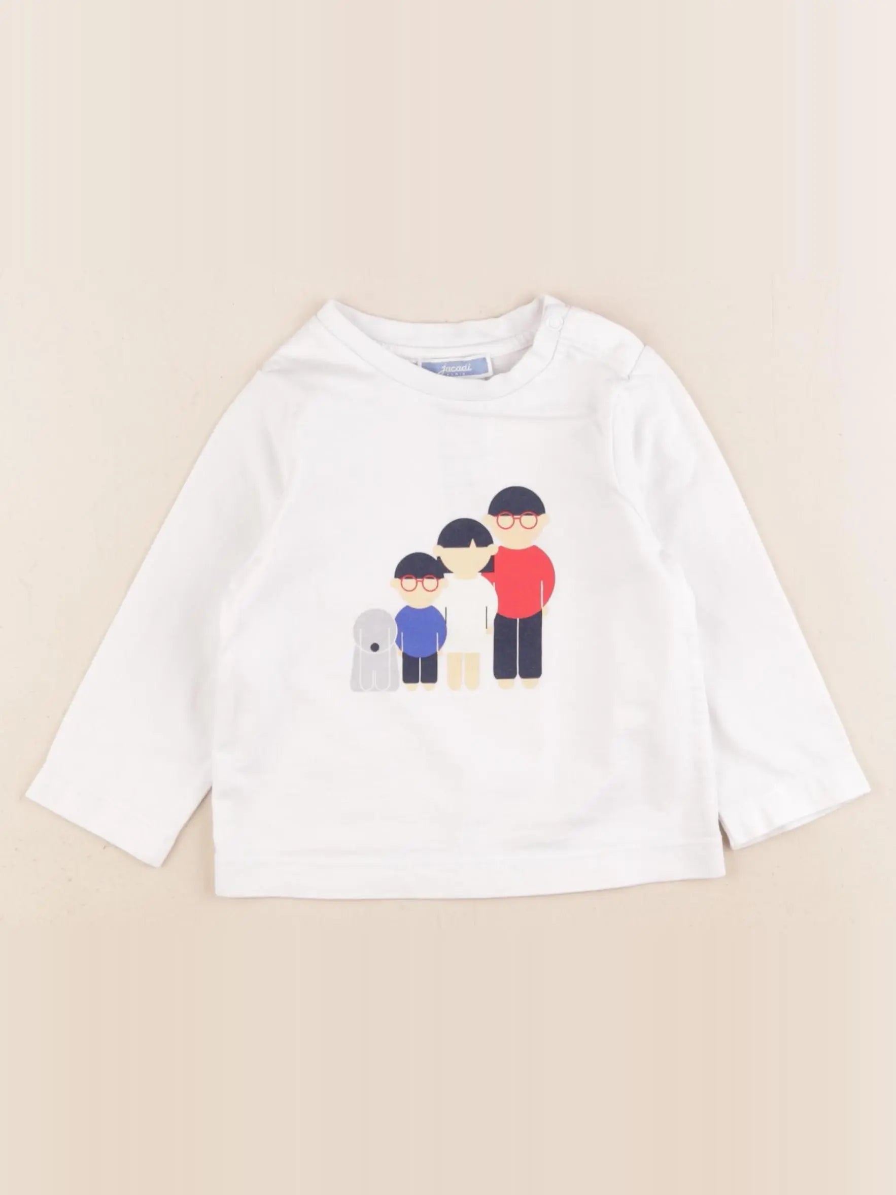 Jacadi - tee-shirt blanc - 12 mois