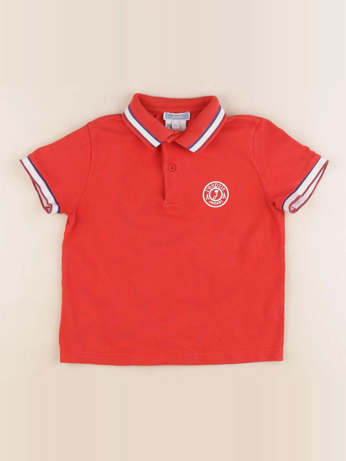 Jacadi - polo orange - 6 ans