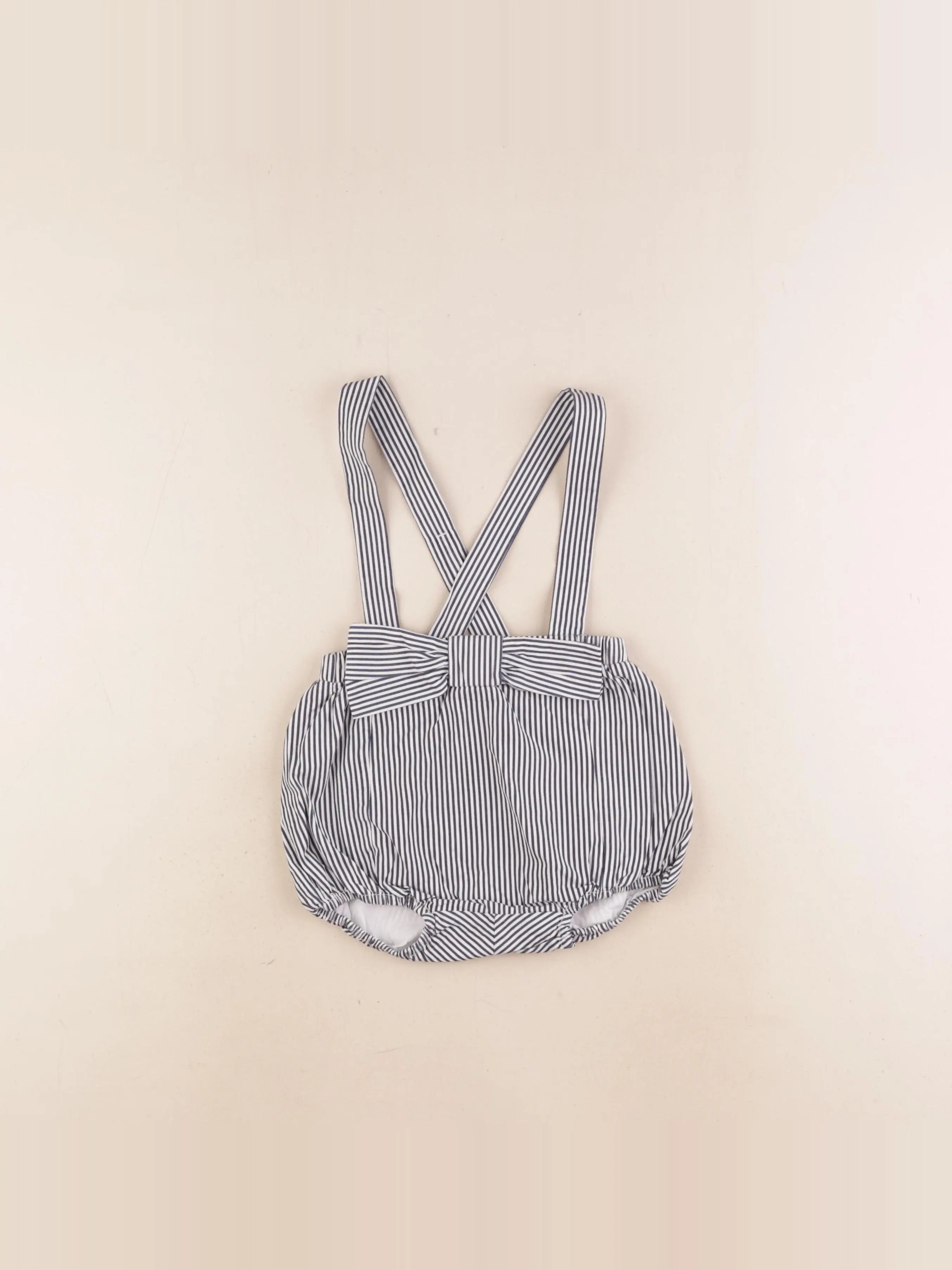 Jacadi - bloomer bleu, blanc - 18 mois