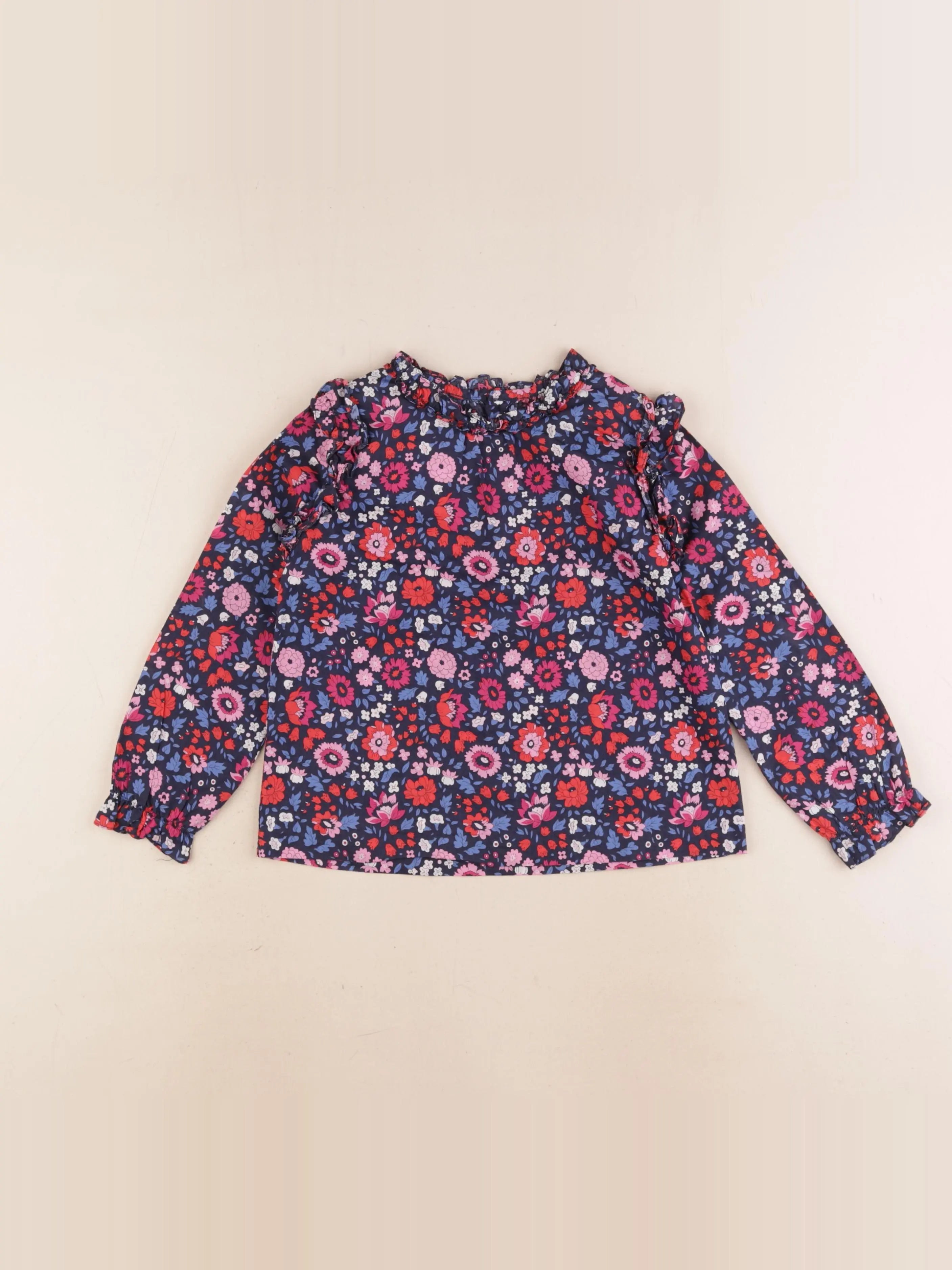 Jacadi - blouse liberty multicolore - 5 ans