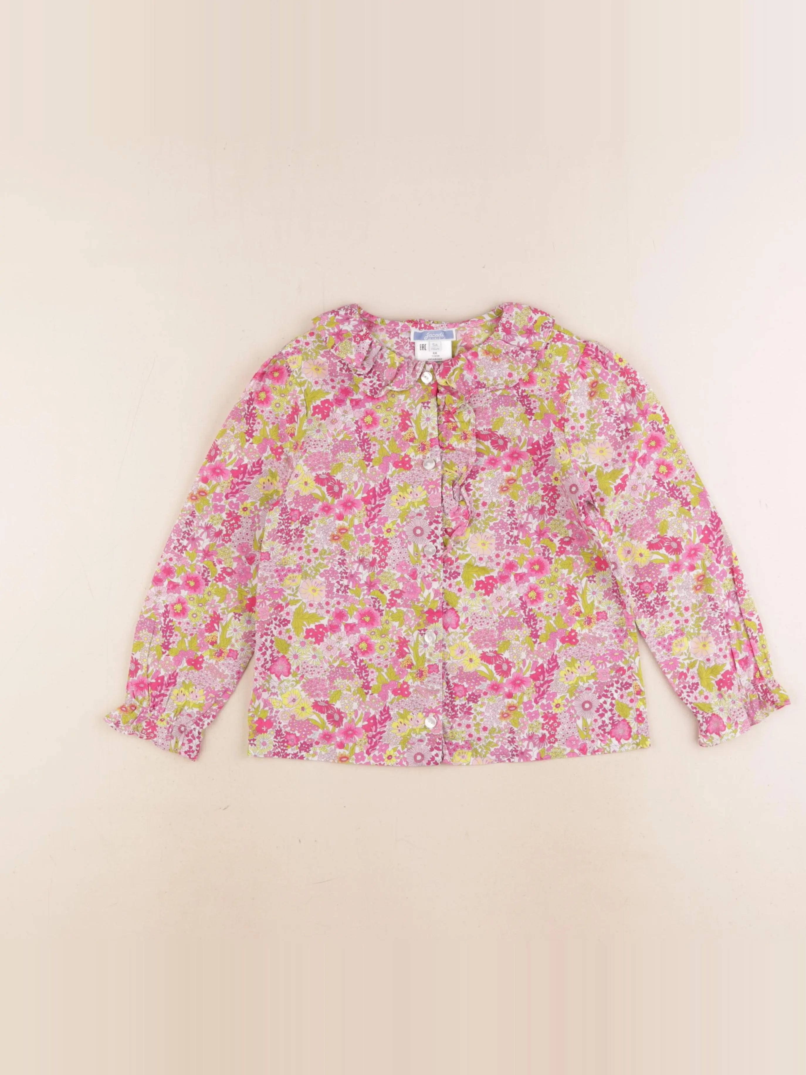 Jacadi - blouse liberty multicolore - 5 ans