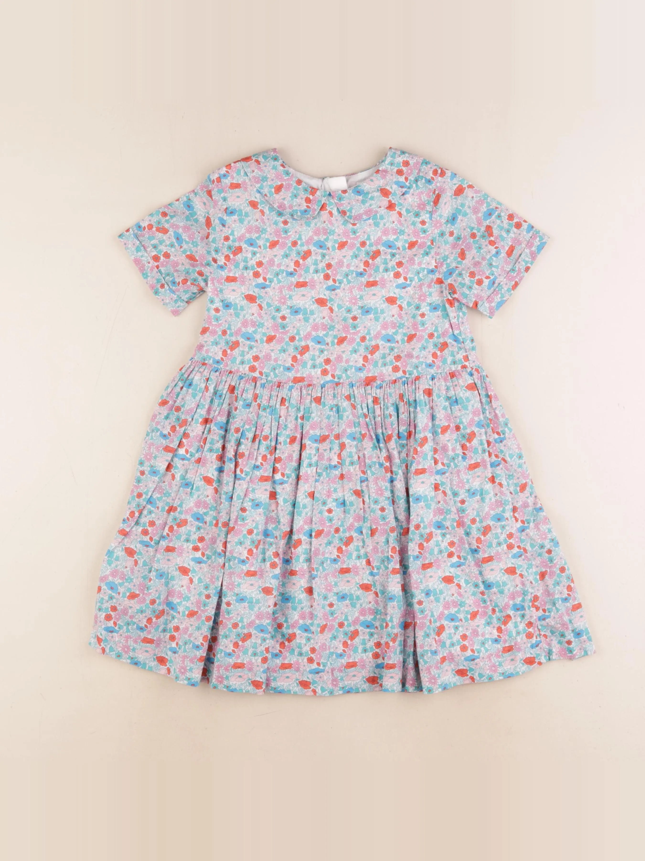 Jacadi - robe liberty multicolore - 5 ans