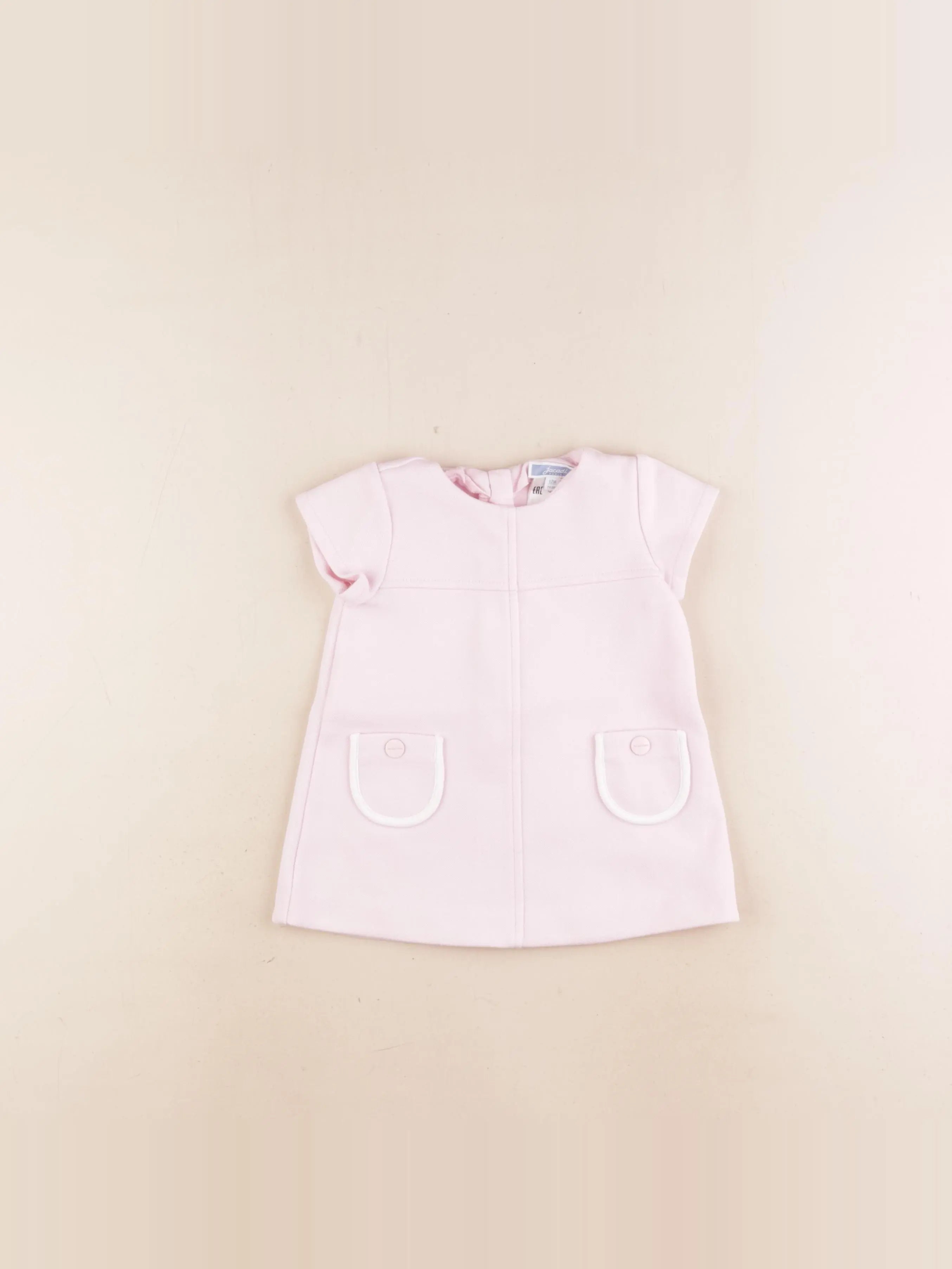 Jacadi - robe rose - 12 mois