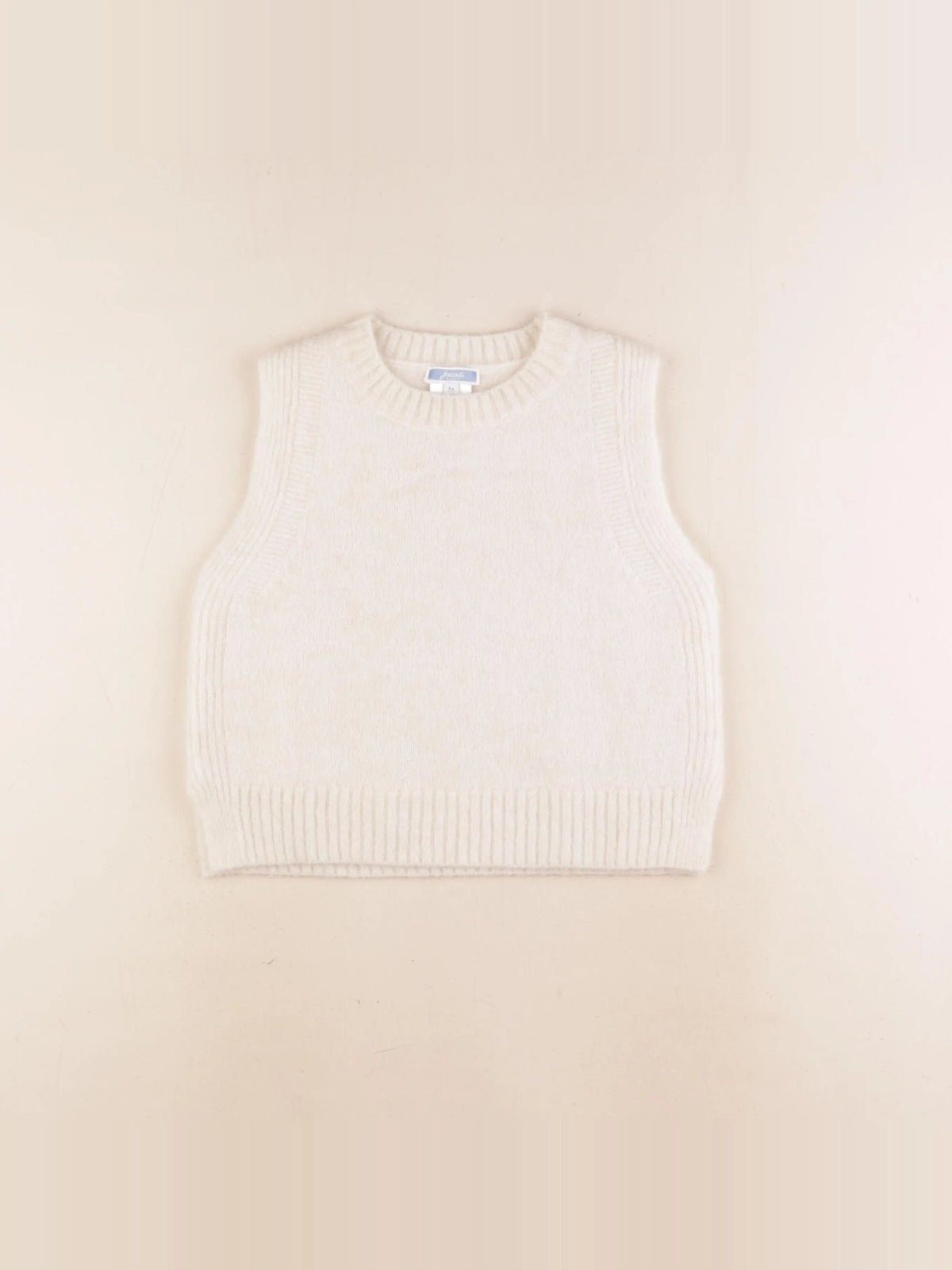 Jacadi - pull blanc - 8 ans