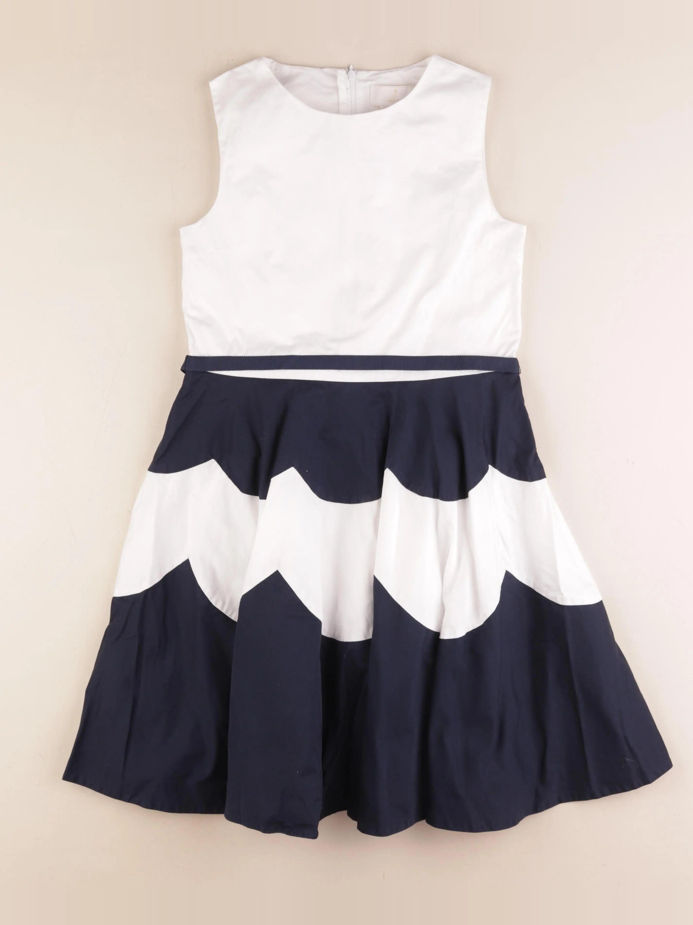 Jacadi - robe blanc, bleu - 12 ans