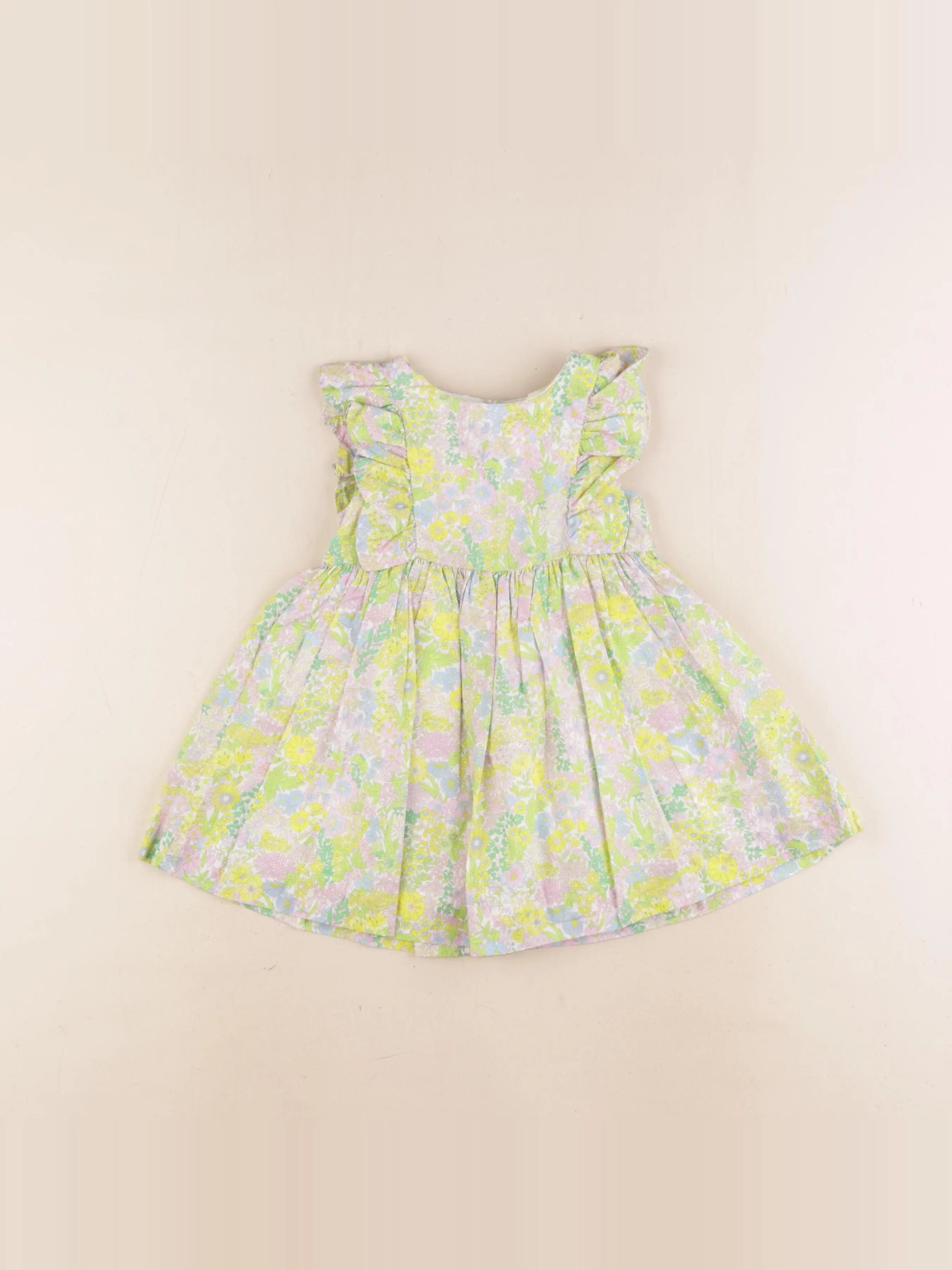 Jacadi - robe liberty multicolore - 18 mois