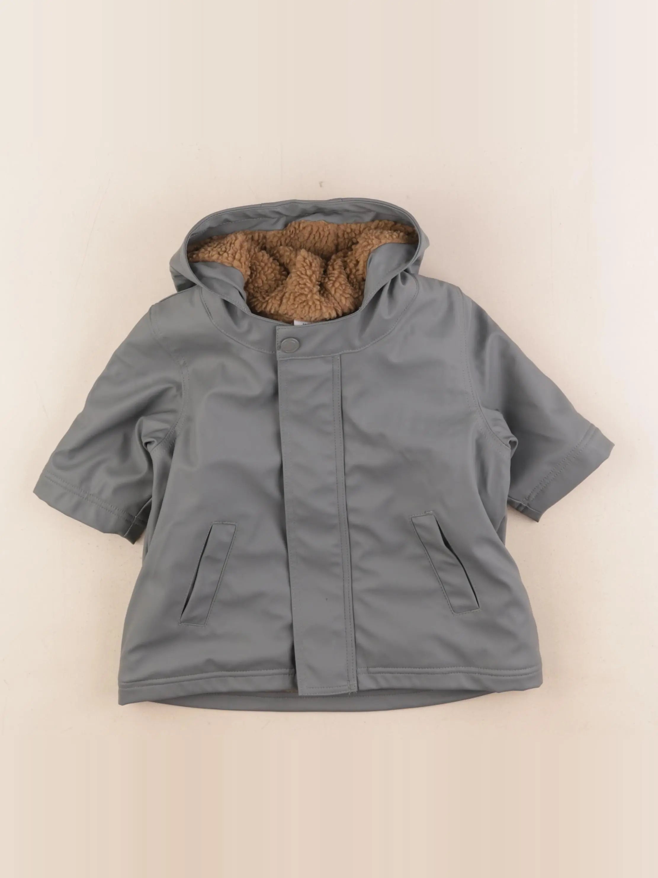 Petit Bateau - imperméable vert - 6 mois