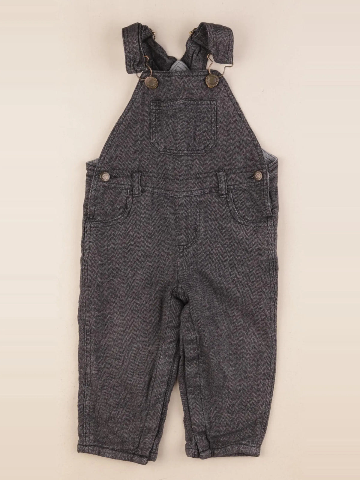 Boutchou - salopette gris - 12 mois