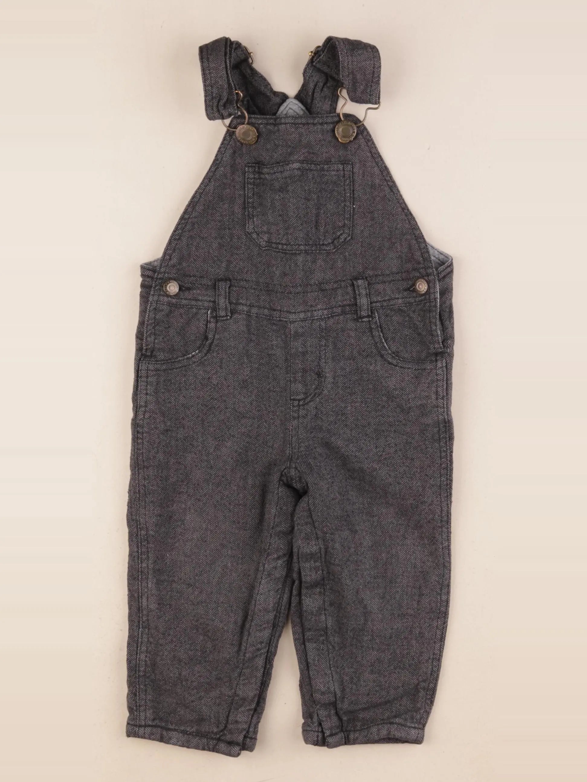 Boutchou - salopette gris - 12 mois