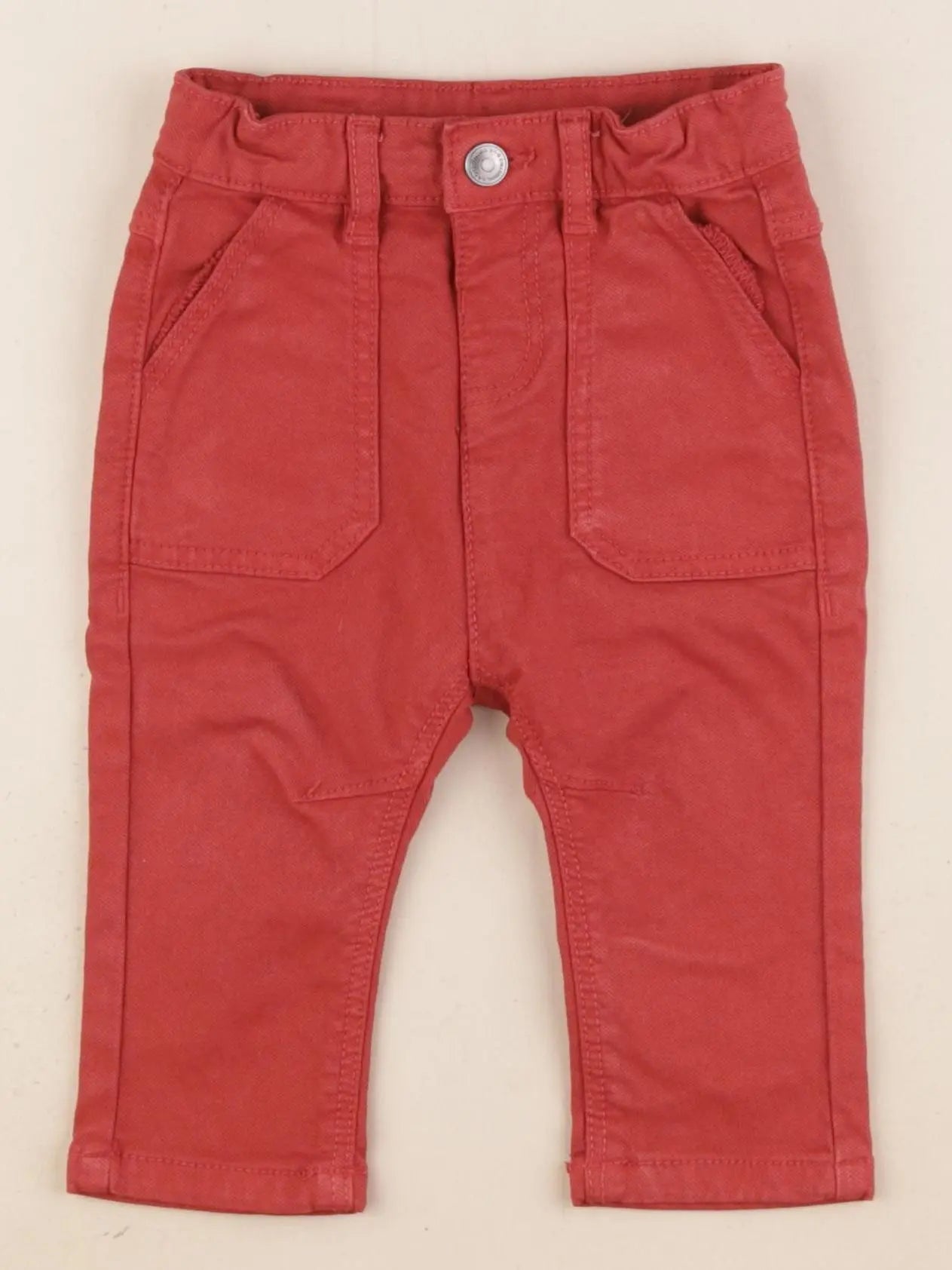 Tape à l'oeil - pantalon rouge - 12 mois