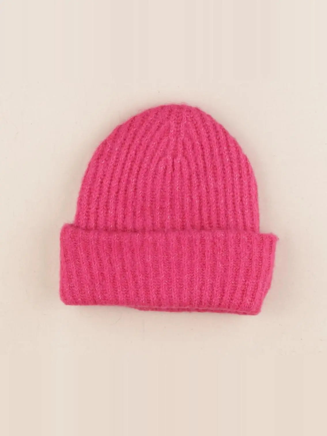 Monoprix - bonnet rose - 3/6 ans
