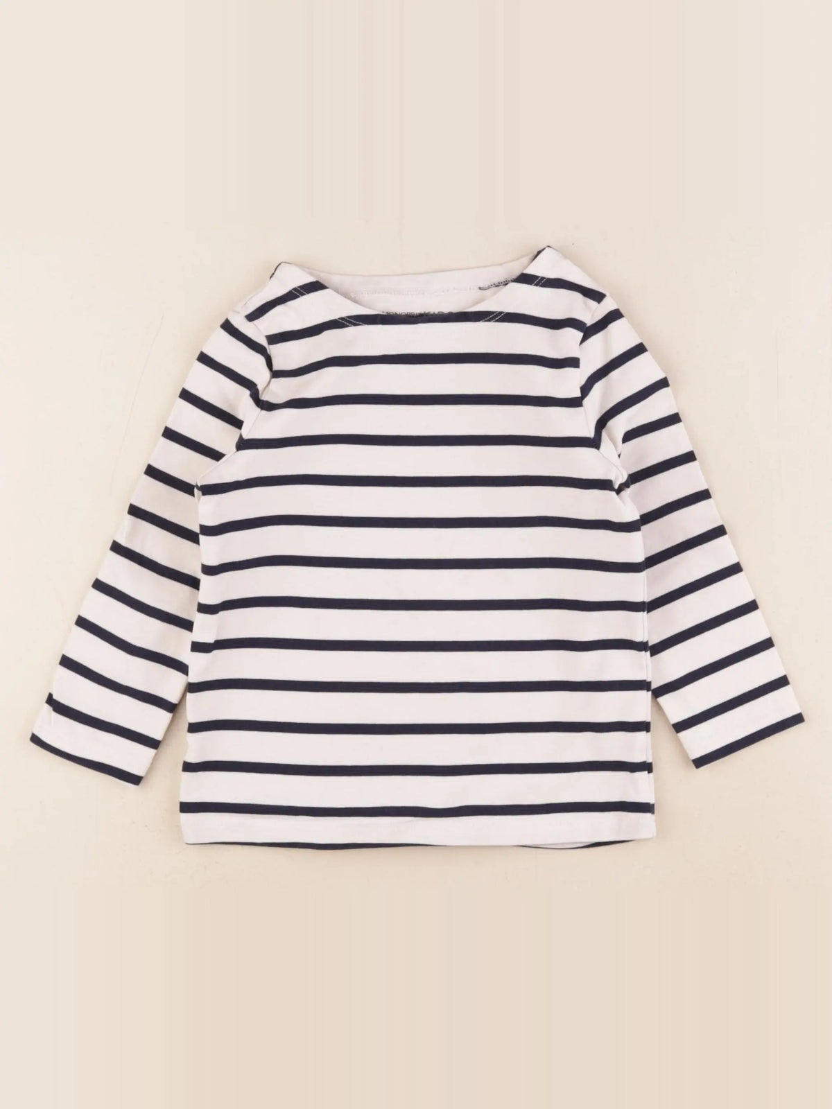 Monoprix - tee-shirt beige, bleu - 4 ans