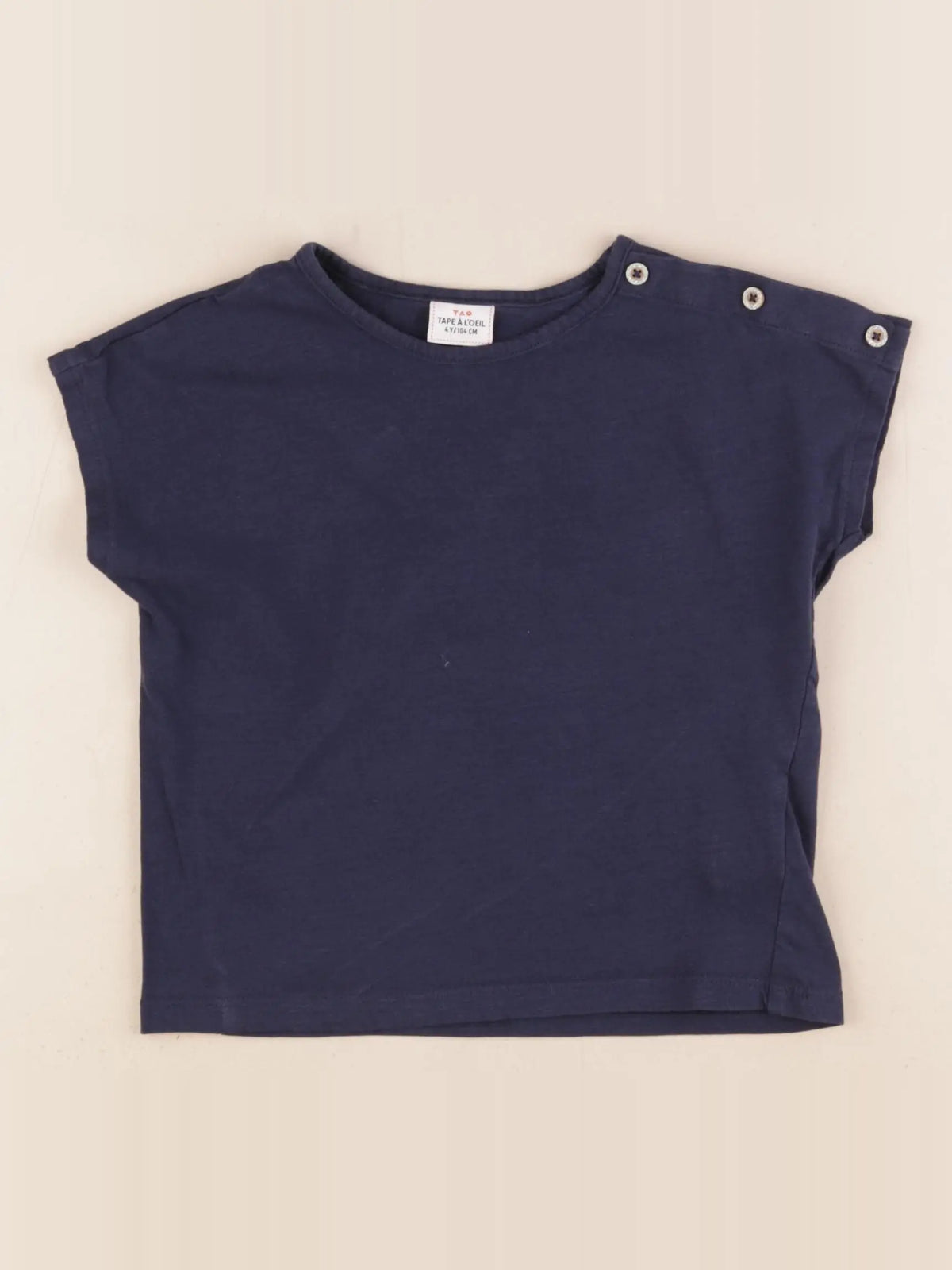 Tape à l'oeil - tee-shirt bleu - 4 ans