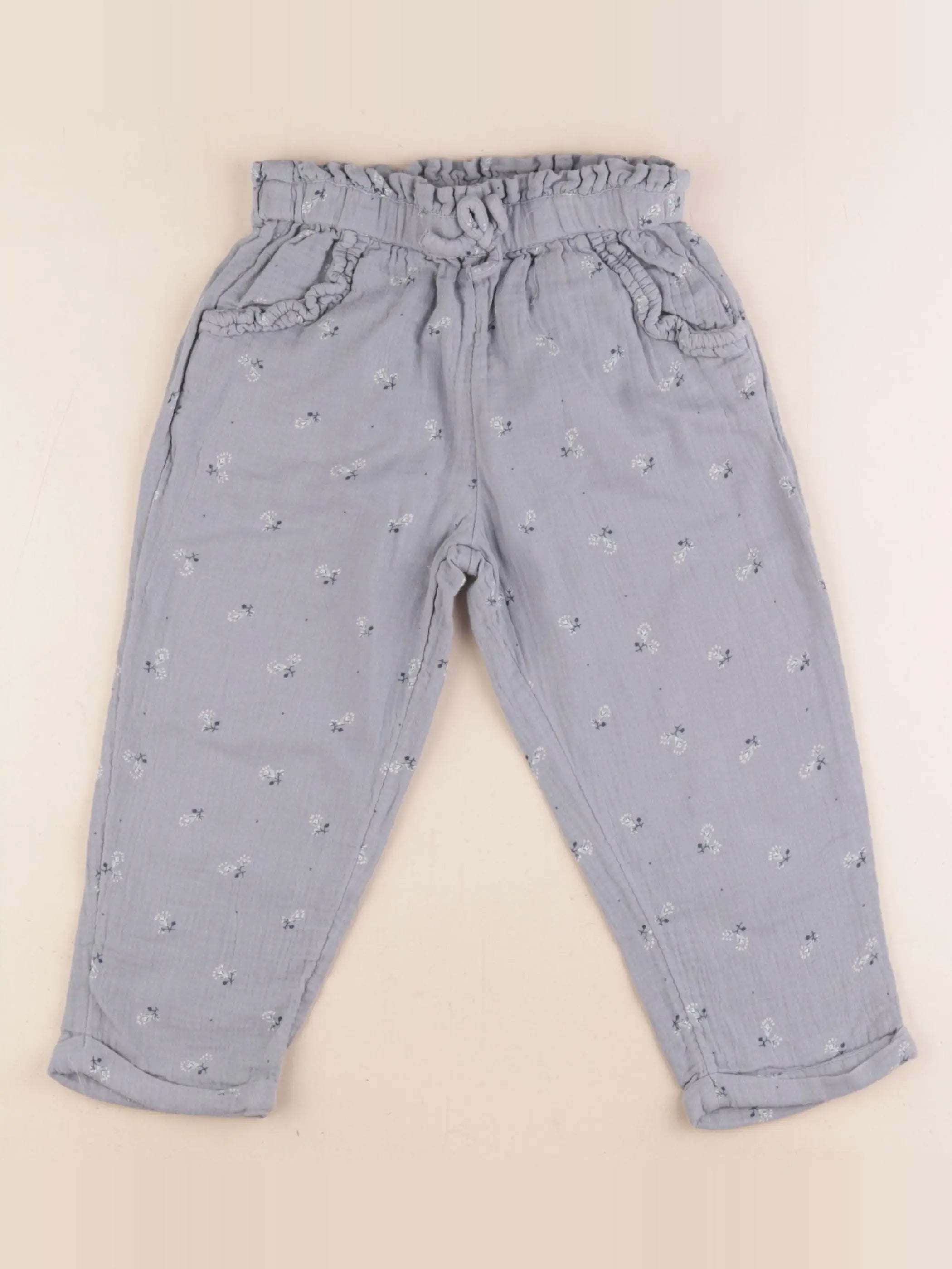 Vertbaudet - pantalon bleu - 6 ans