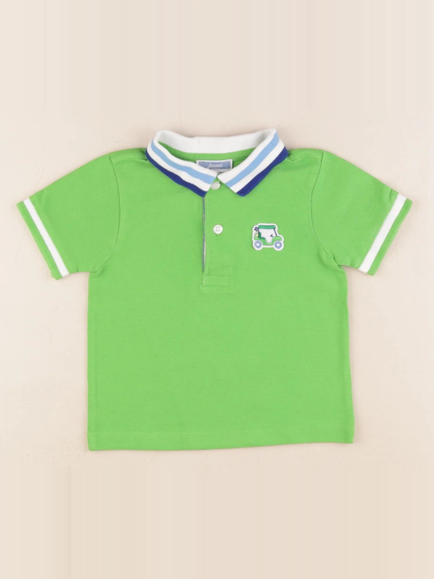 Jacadi - polo vert - 24 mois