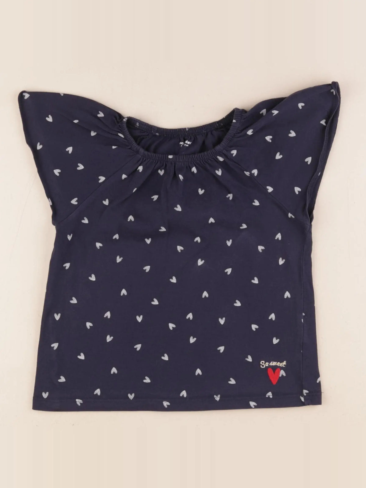 Vertbaudet - tee-shirt bleu - 5 ans