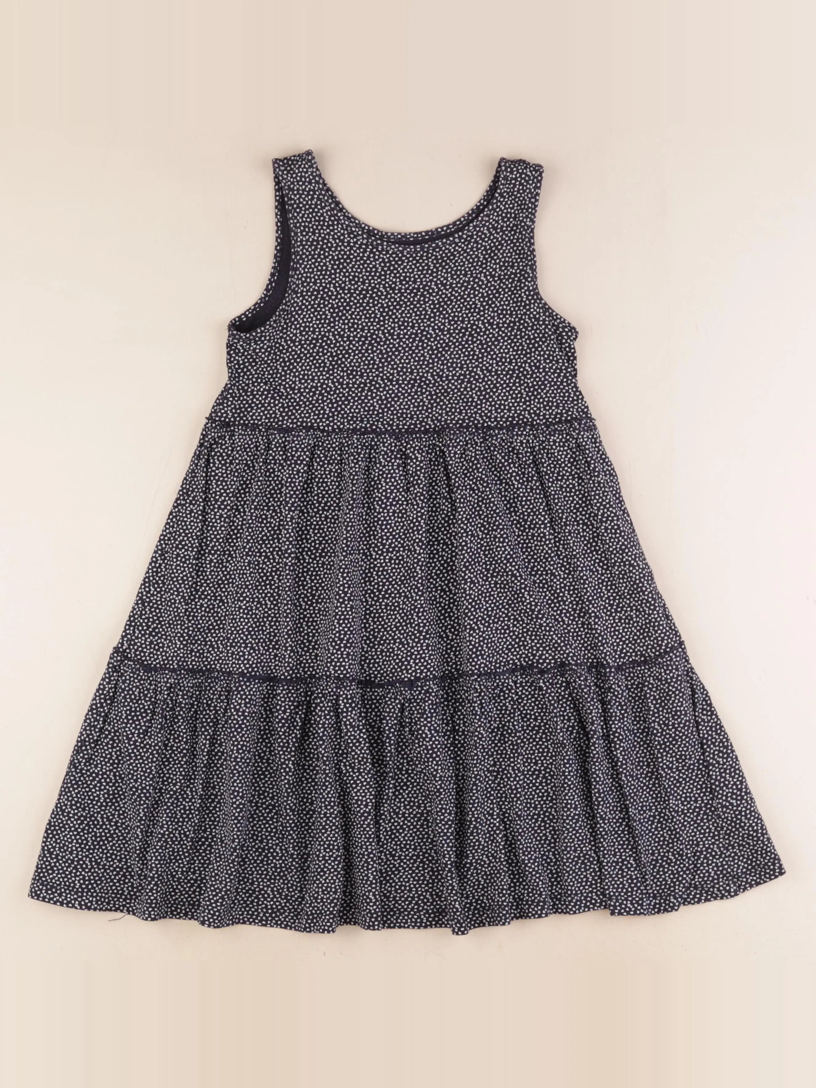 H&M - robe bleu - 4/6 ans