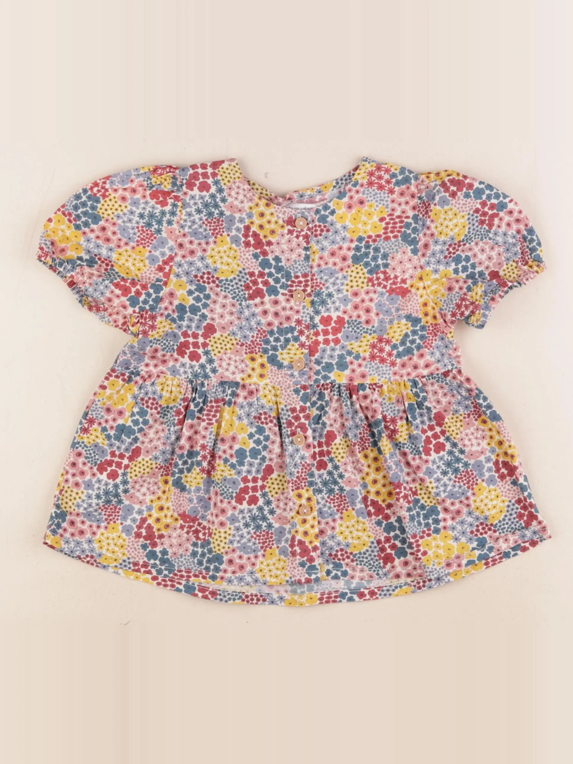Vertbaudet - chemise multicolore - 3 ans
