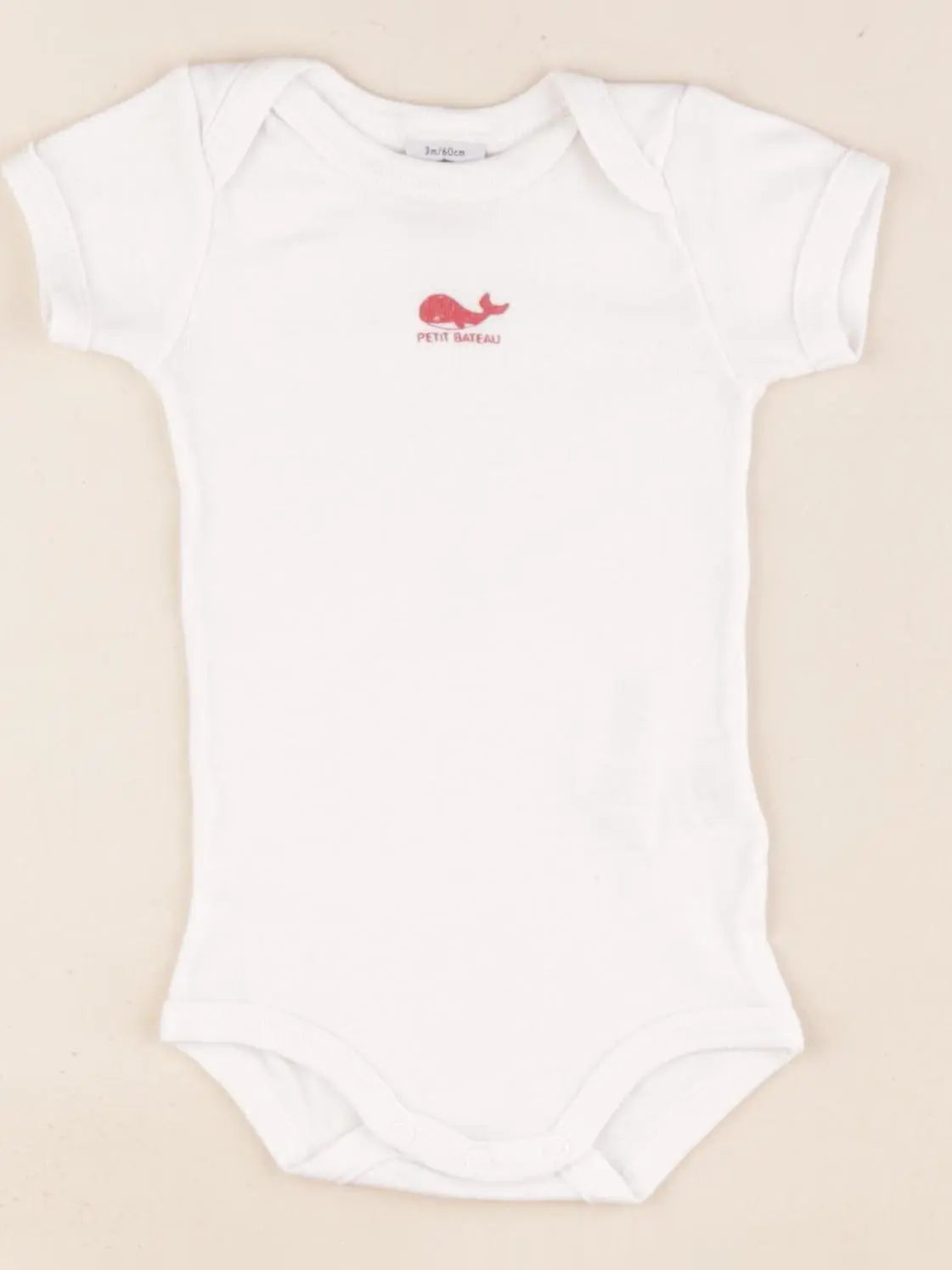 Petit Bateau - body blanc - 3 mois