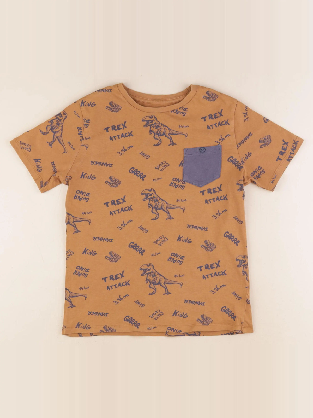 Vertbaudet - tee-shirt marron - 10 ans