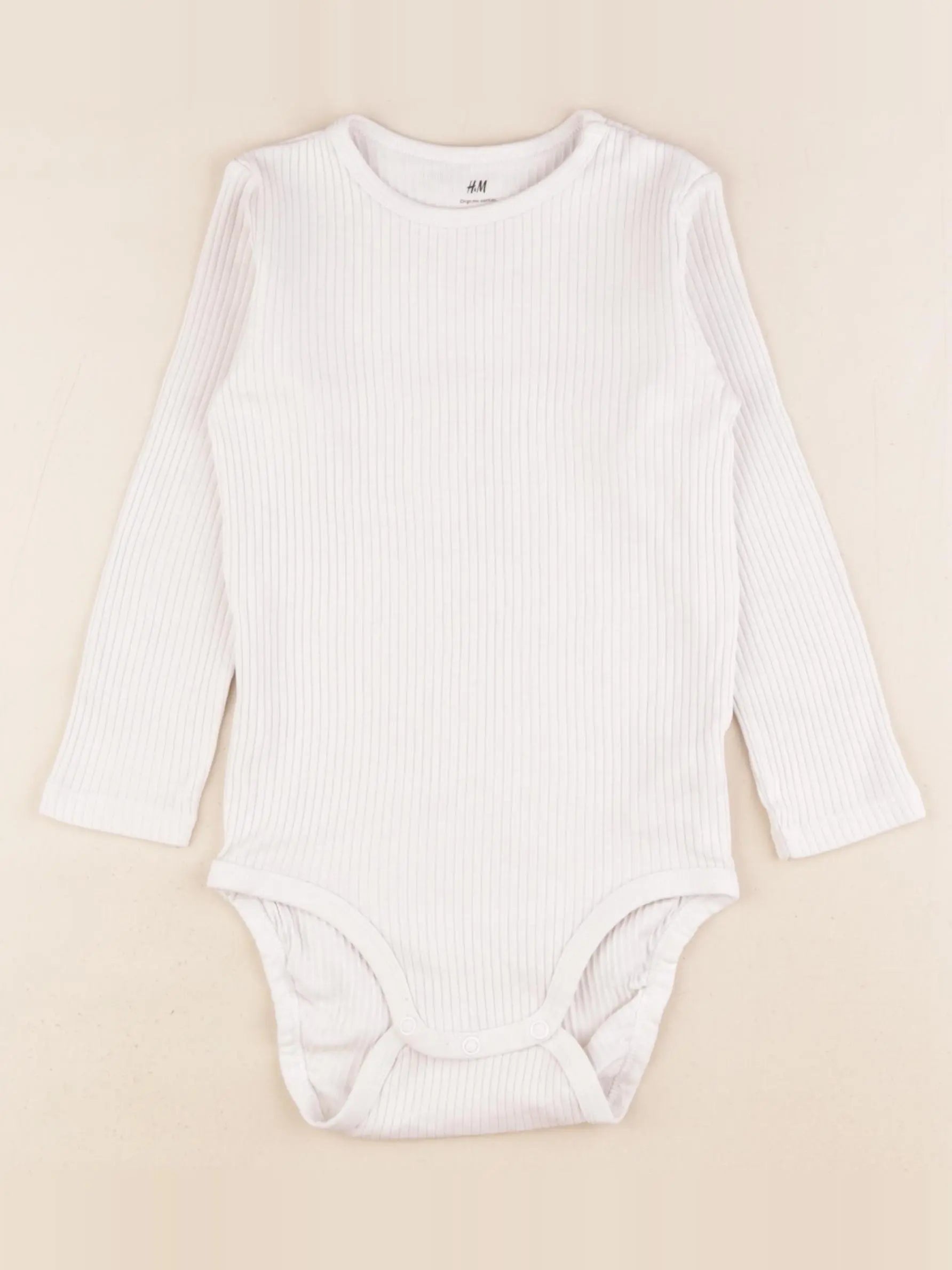 H&M - body beige - 2/3 ans