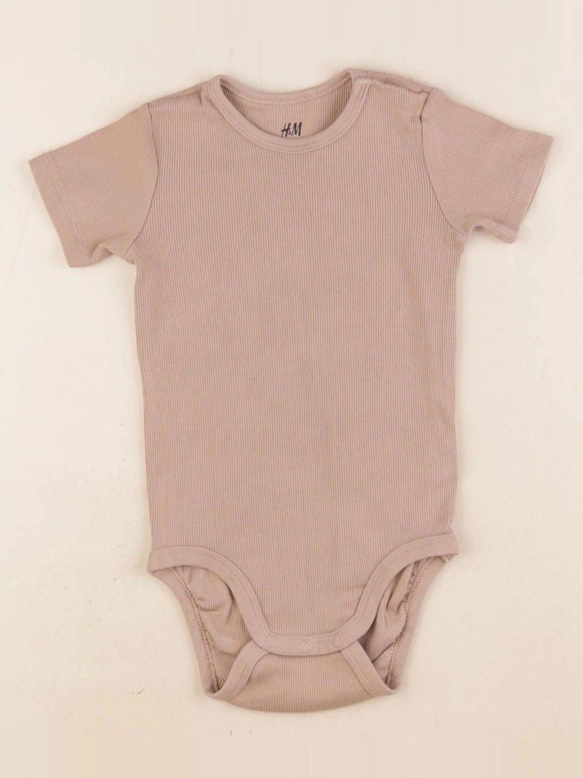 H&M - body marron - 12/18 mois
