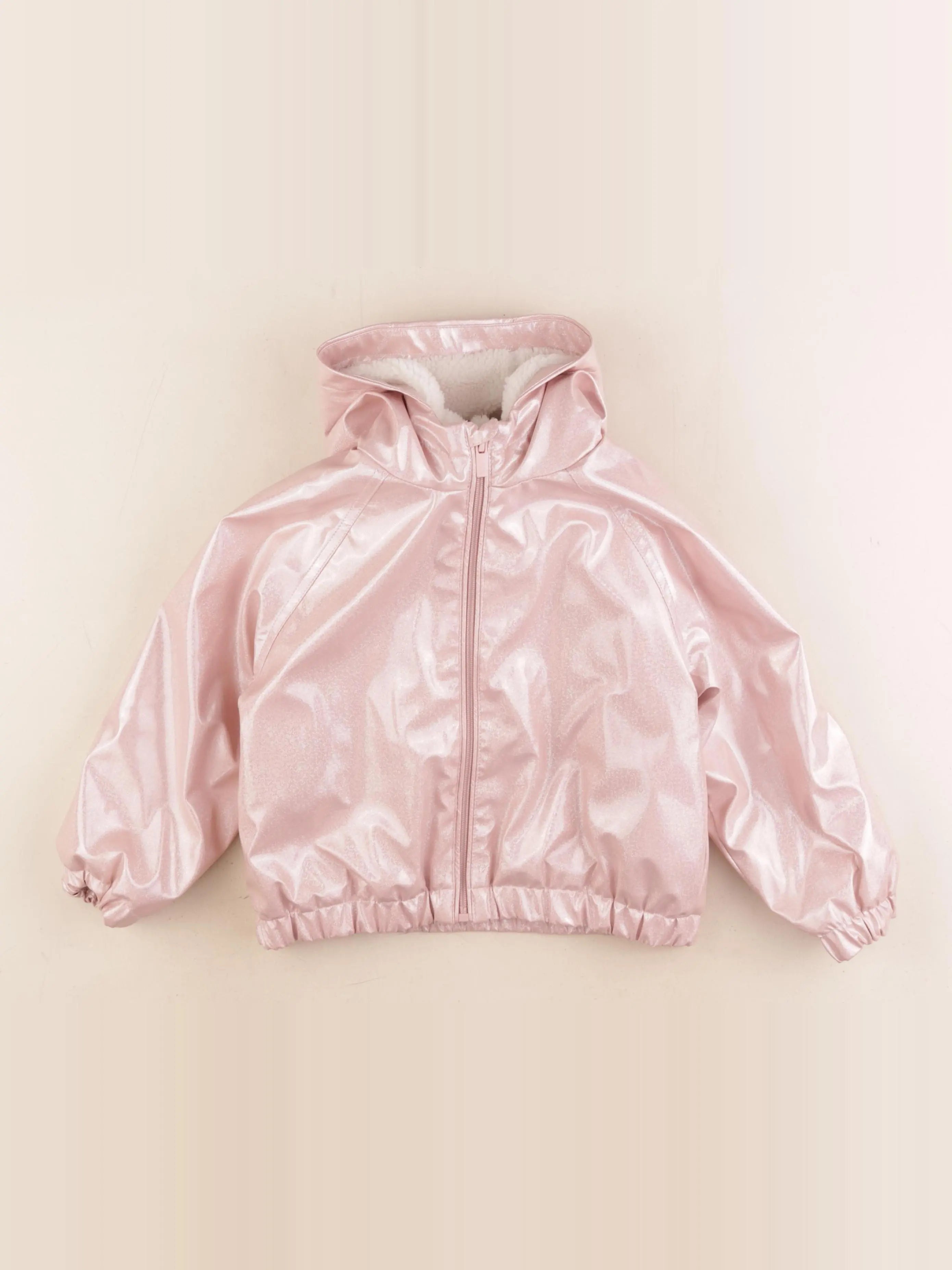 Vertbaudet - imperméable rose - 5 ans
