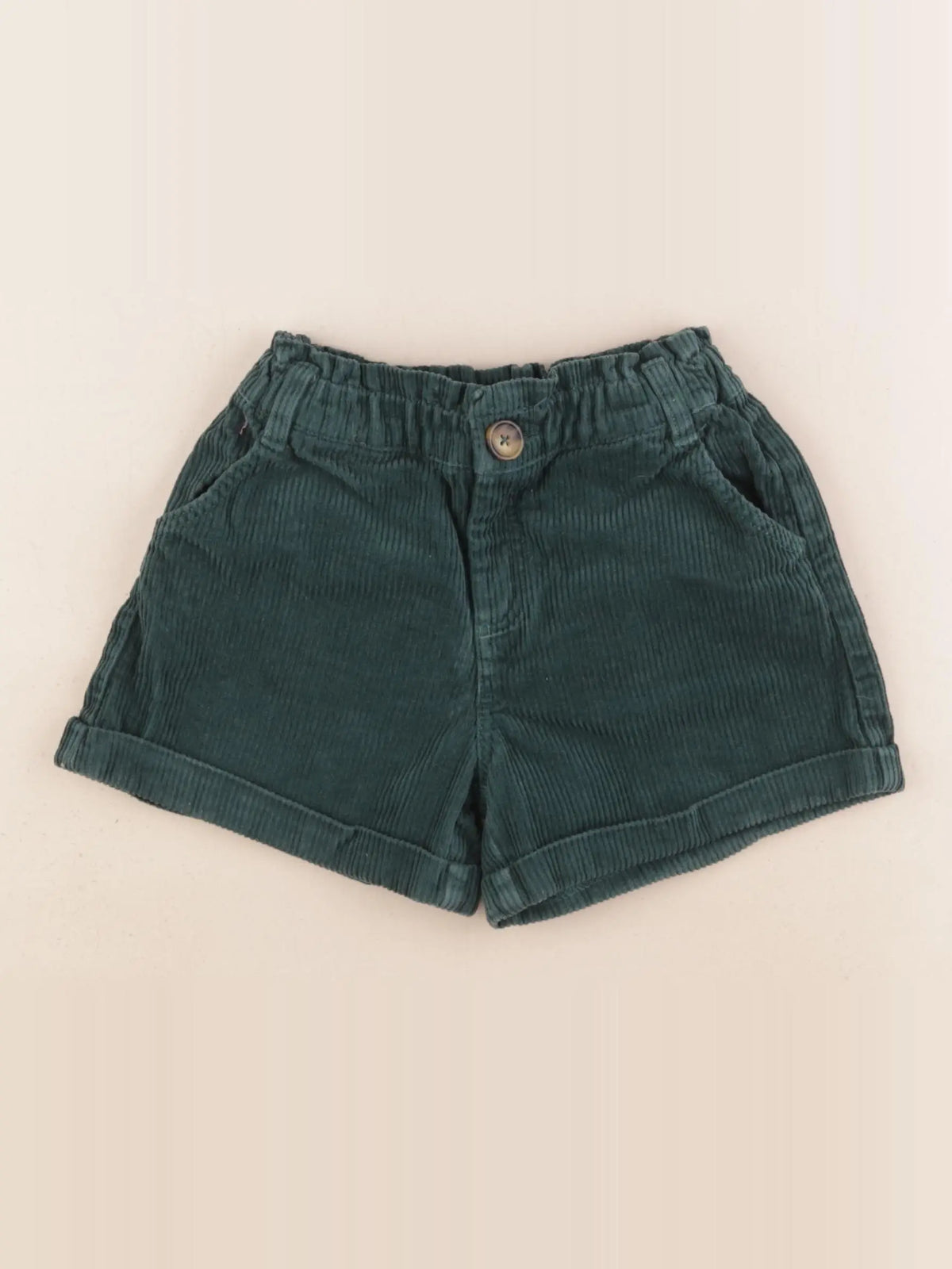 Vertbaudet - short vert - 4 ans